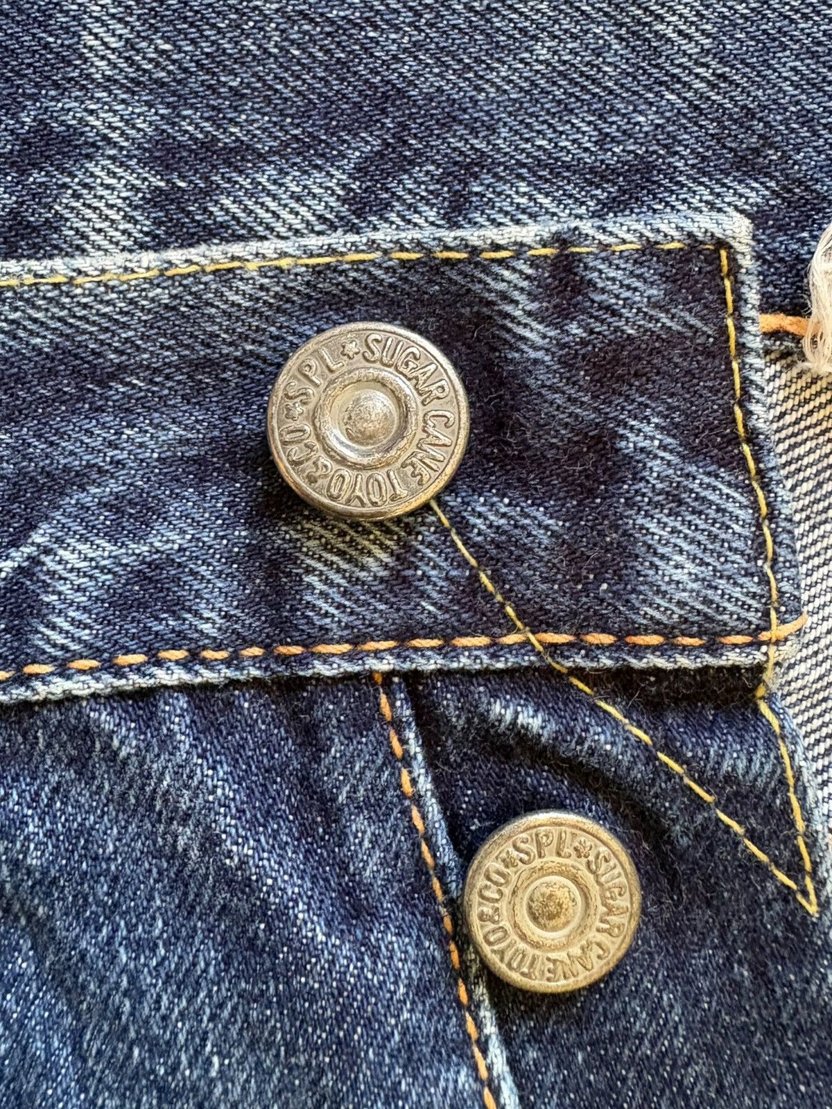 Sugar Cane Vintage Japanese Sugar Canes Toyo Selvedge Baggy Style Jeans Size US 31 - 4 Thumbnail