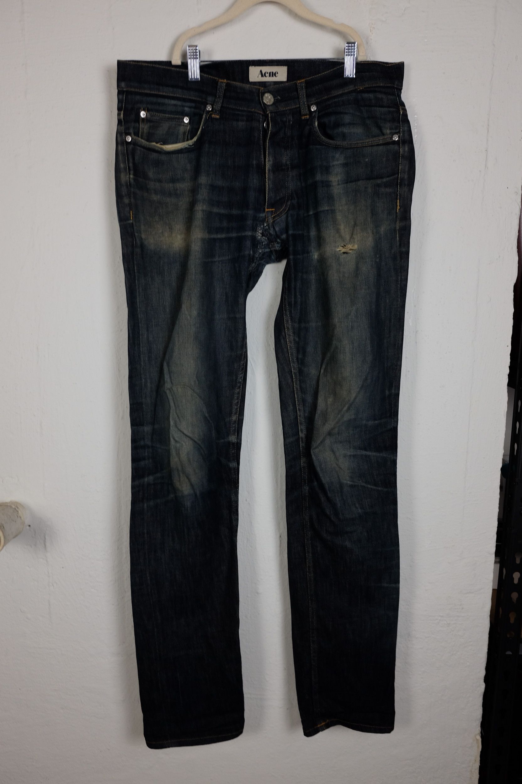 Acne Studios Acne Studios Roc Soft Raw Denim Size US 32 / EU 48 - 1 Thumbnail