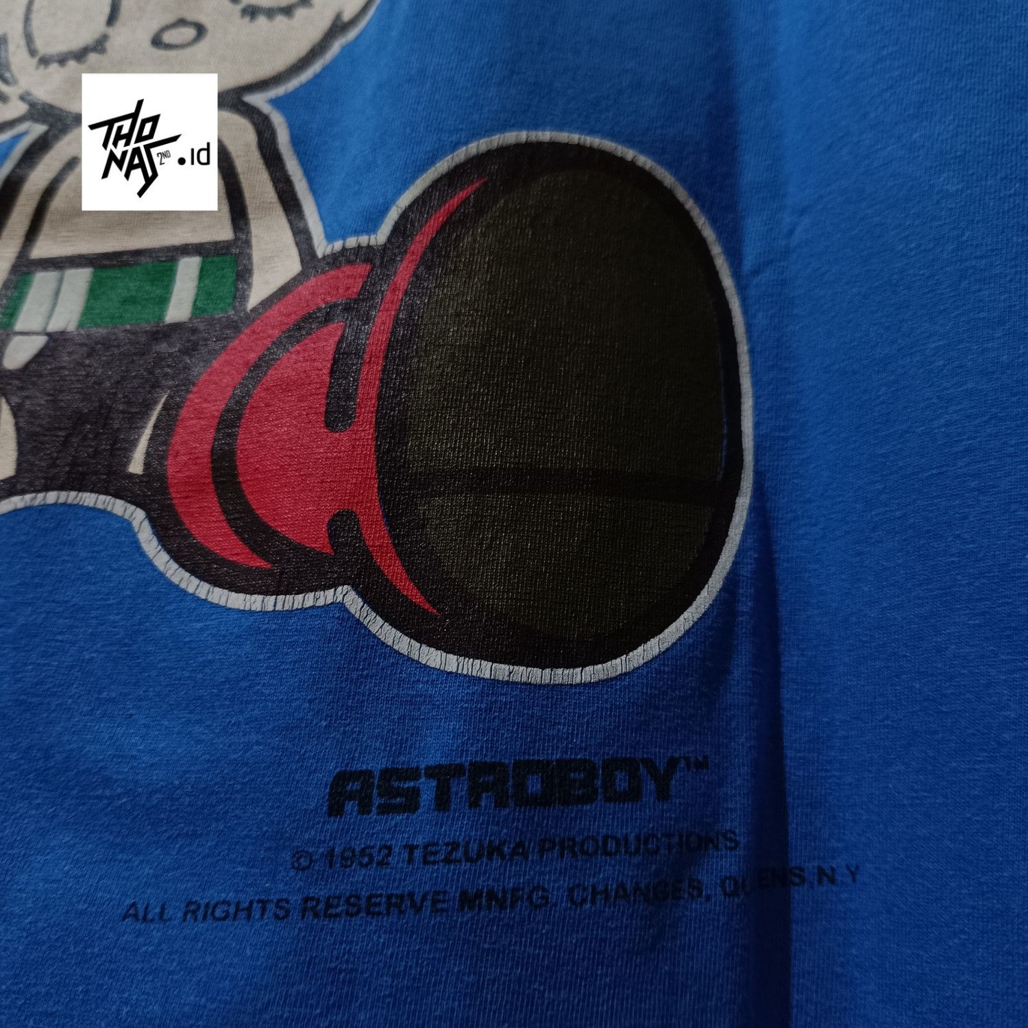 Anime 🔥Rare Find🔥 Vintage 90s Astro Boy Sleeping Ringer Tee Size US XL / EU 56 / 4 - 4 Thumbnail