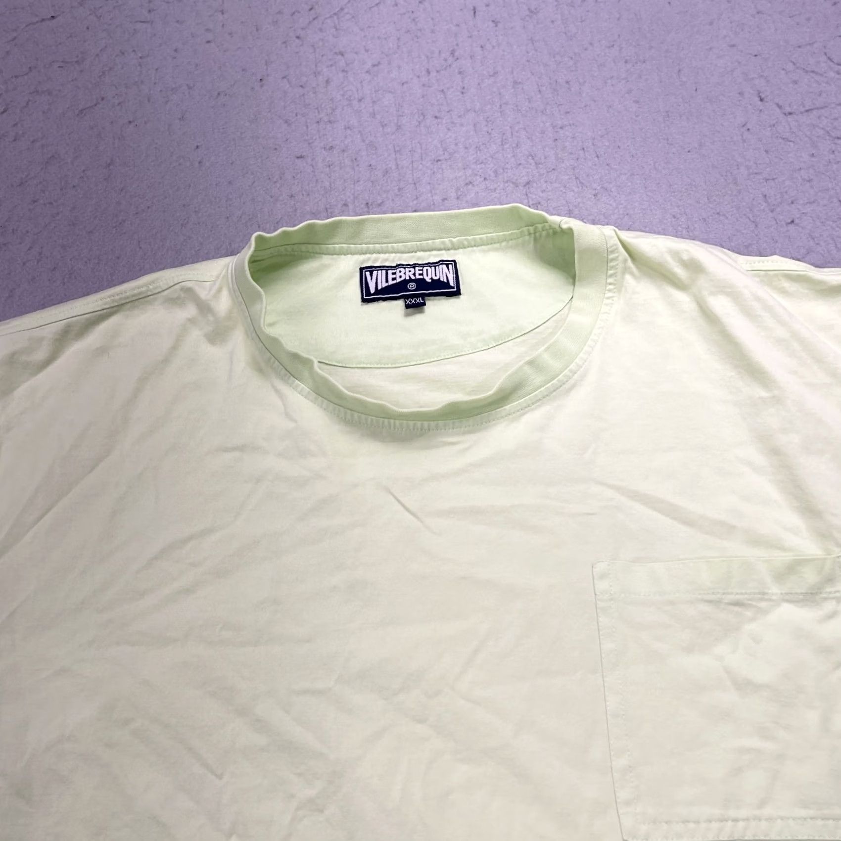 Vilebrequin Vilebrequin Shirt Mens 3XL Green 100% Mercerized Cotton Pocket Tee Casual Size US XXL / EU 58 / 5 - 2 Thumbnail