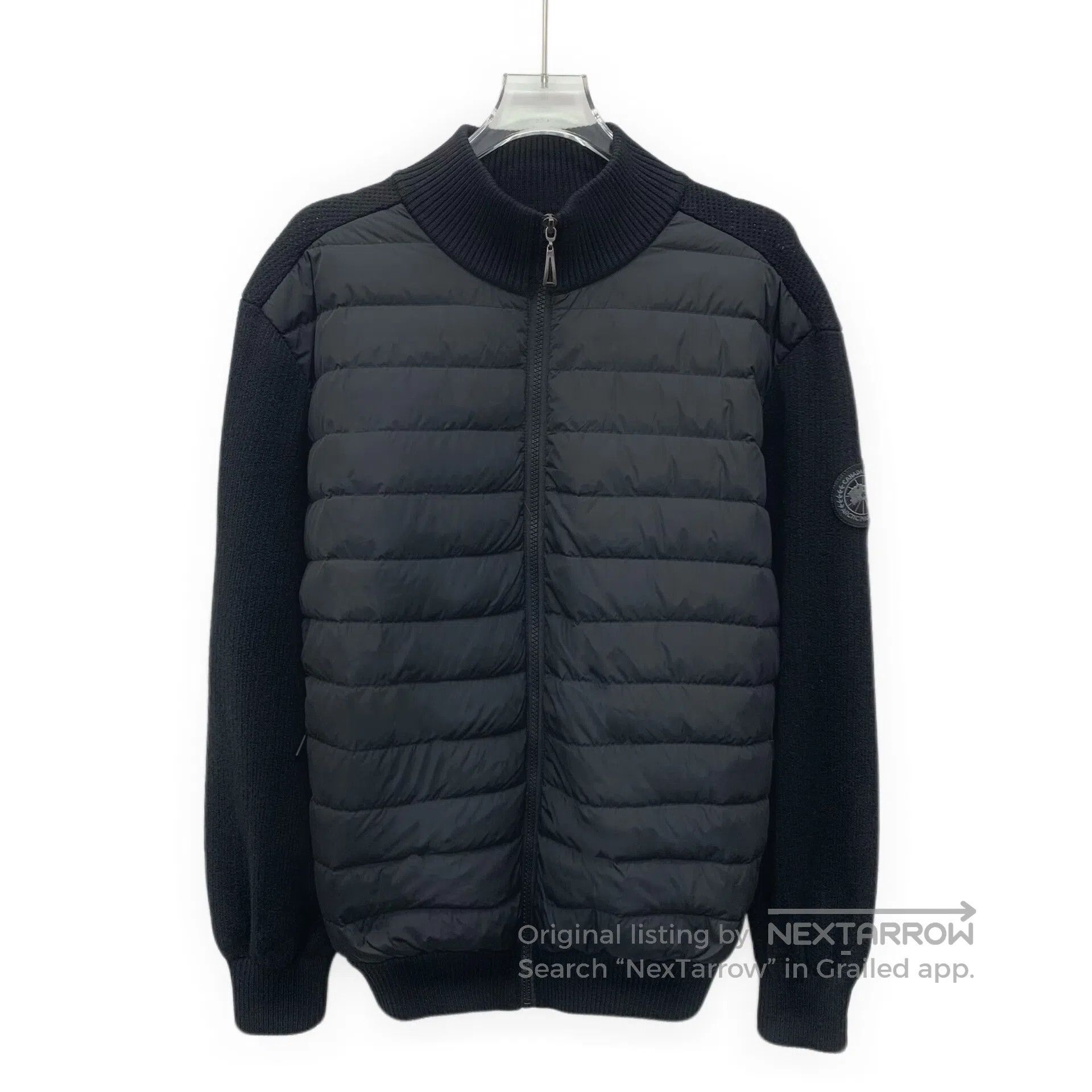 Canada Goose Canada Goose Black Logo Patch Collar Zipper Long Sleeve Kn Size US L / EU 52-54 / 3 - 1 Thumbnail