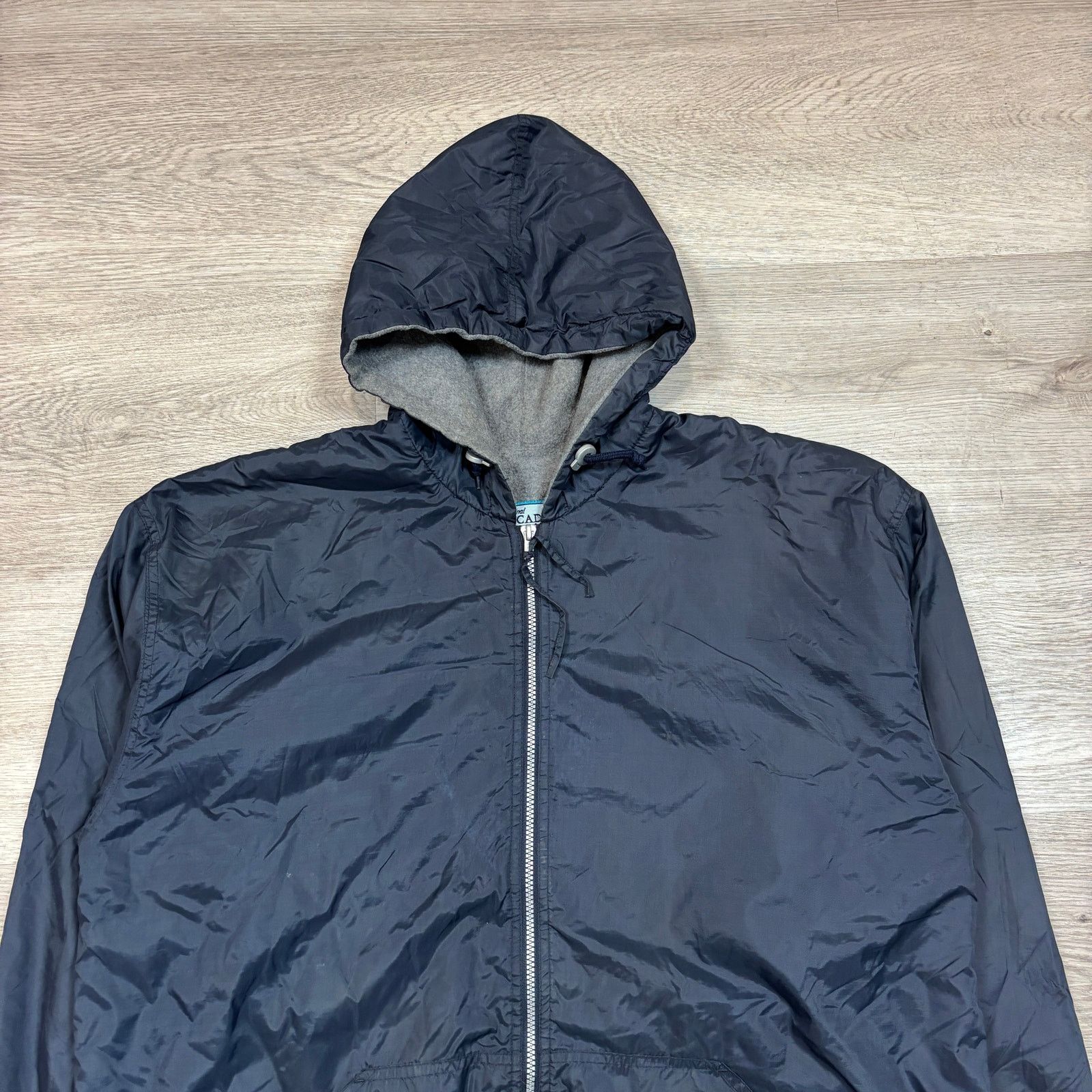 Vintage Rare Vintage 90s Think Skateboards Nylon Hooded Jacket Med Size US M / EU 48-50 / 2 - 4 Thumbnail