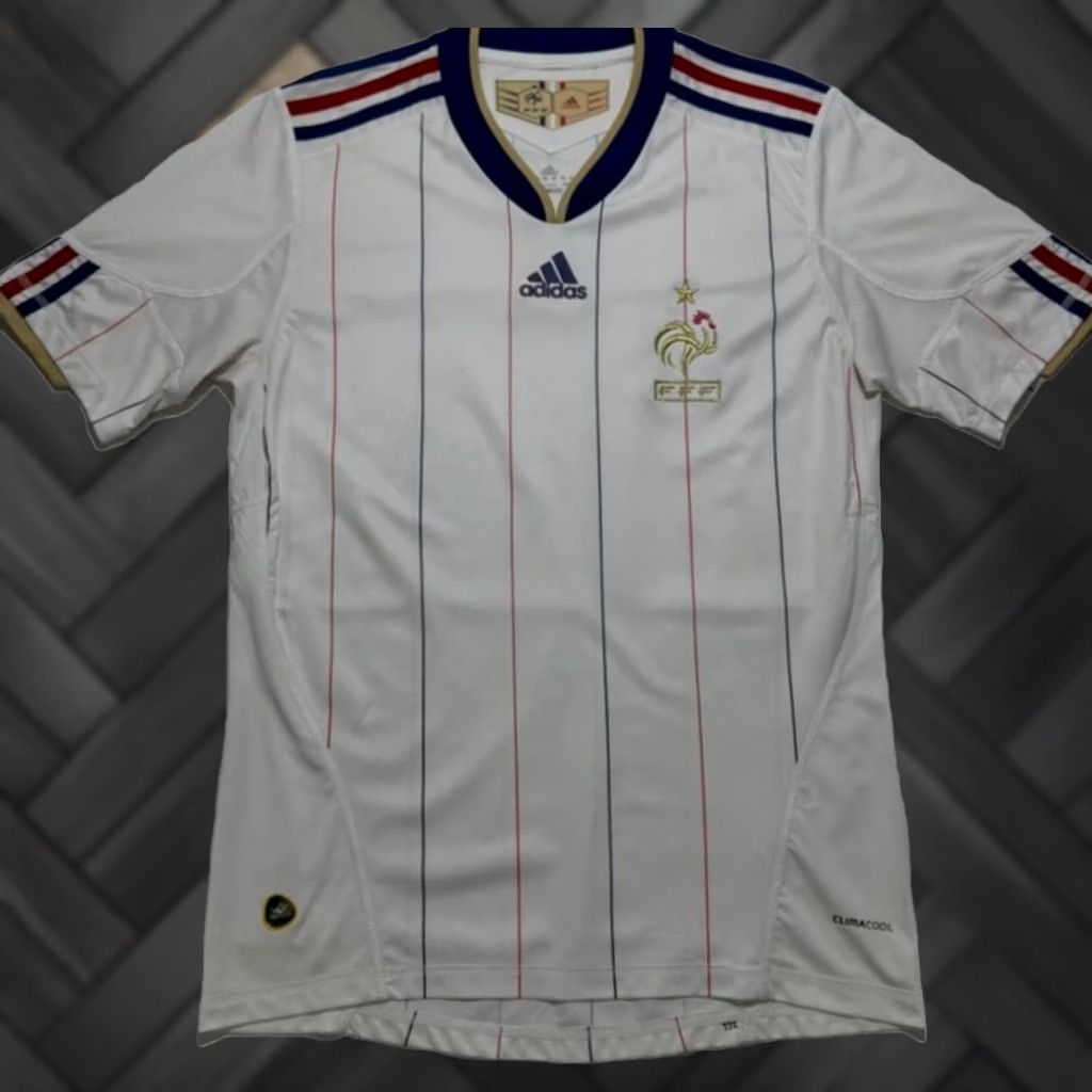 Adidas Adidas France World Cup Jersey | Men's Polo | Size: S | White Jersey Short Sleeve Soccer Shirt - Adidas Soccer Size US S / EU 44-46 / 1 - 1 Thumbnail