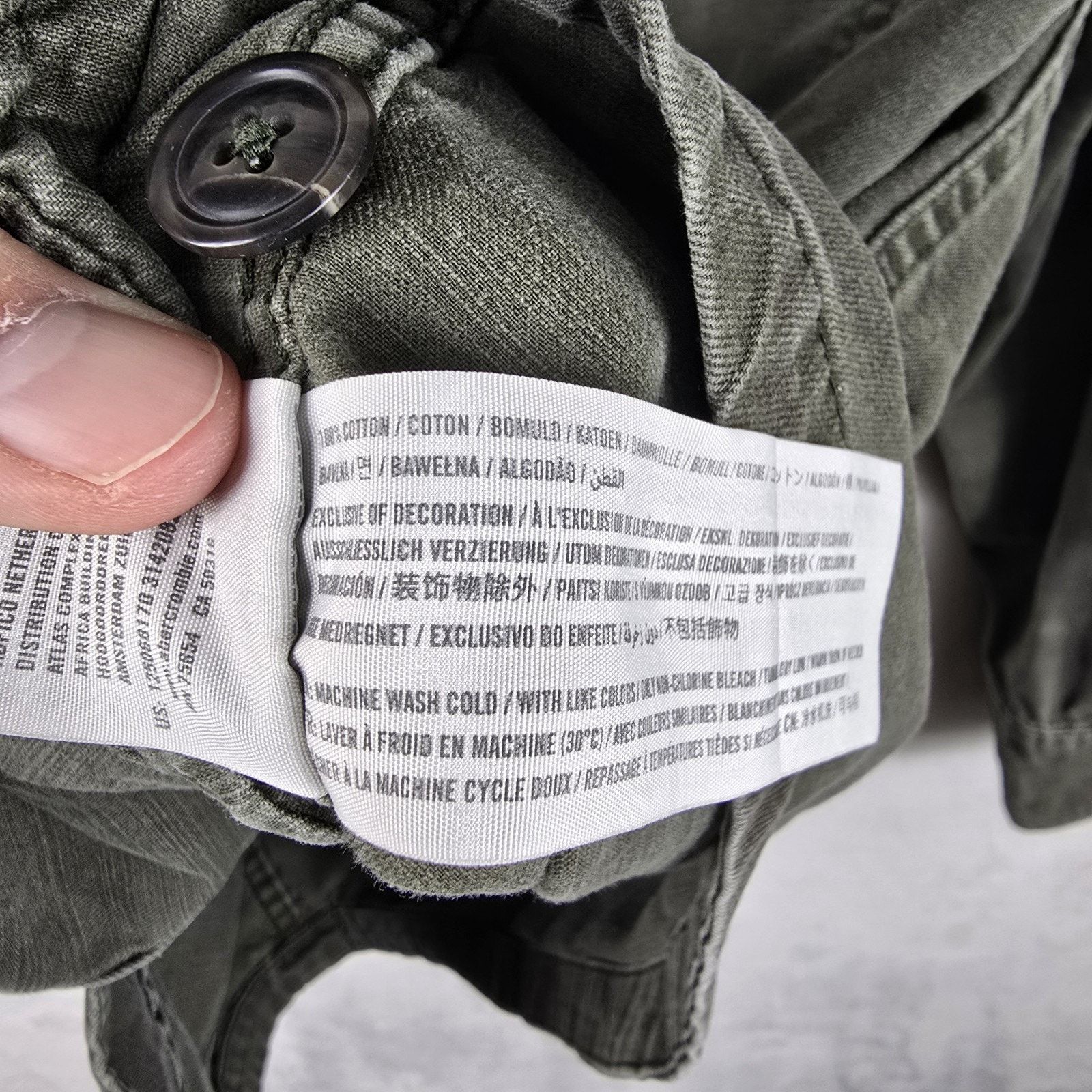Abercrombie & Fitch Abercrombie & Fitch Y2K Vintage Camo Lightweight Jacket XS Size XS / US 0-2 / IT 36-38 - 5 Thumbnail
