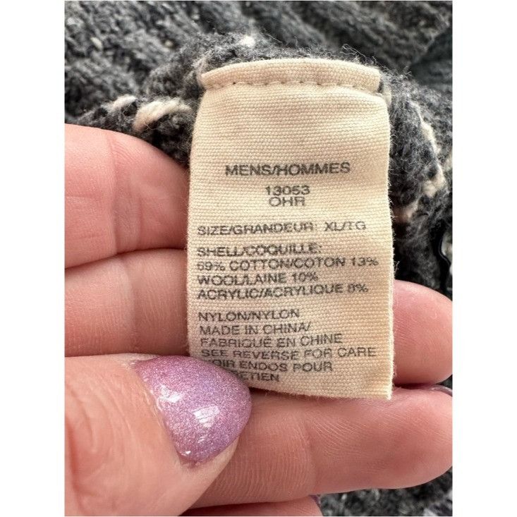 Woolrich Woolen Mills Woolrich Charcoal and Cream Fair Isle Crewneck Sweater Men’s Size US XL / EU 56 / 4 - 6 Thumbnail