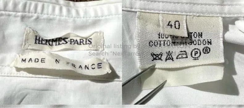 Hermes Hermes Cotton shirt Size S / US 4 / IT 40 - 3 Thumbnail