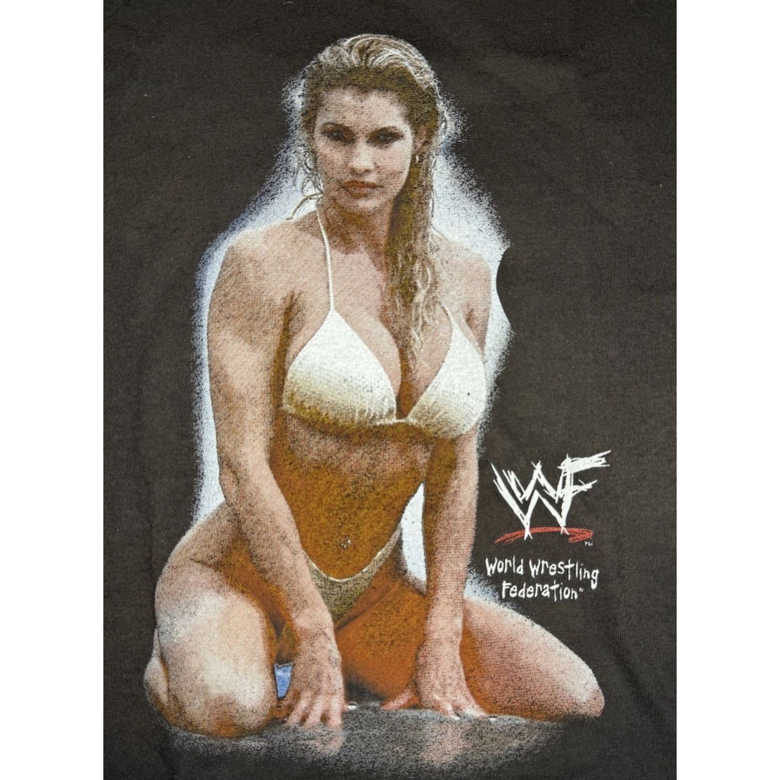 WWF Sable Bomb VTG Wrestling T Shirt Wrestler WWE Black Medium Size US M / EU 48-50 / 2 - 4 Thumbnail