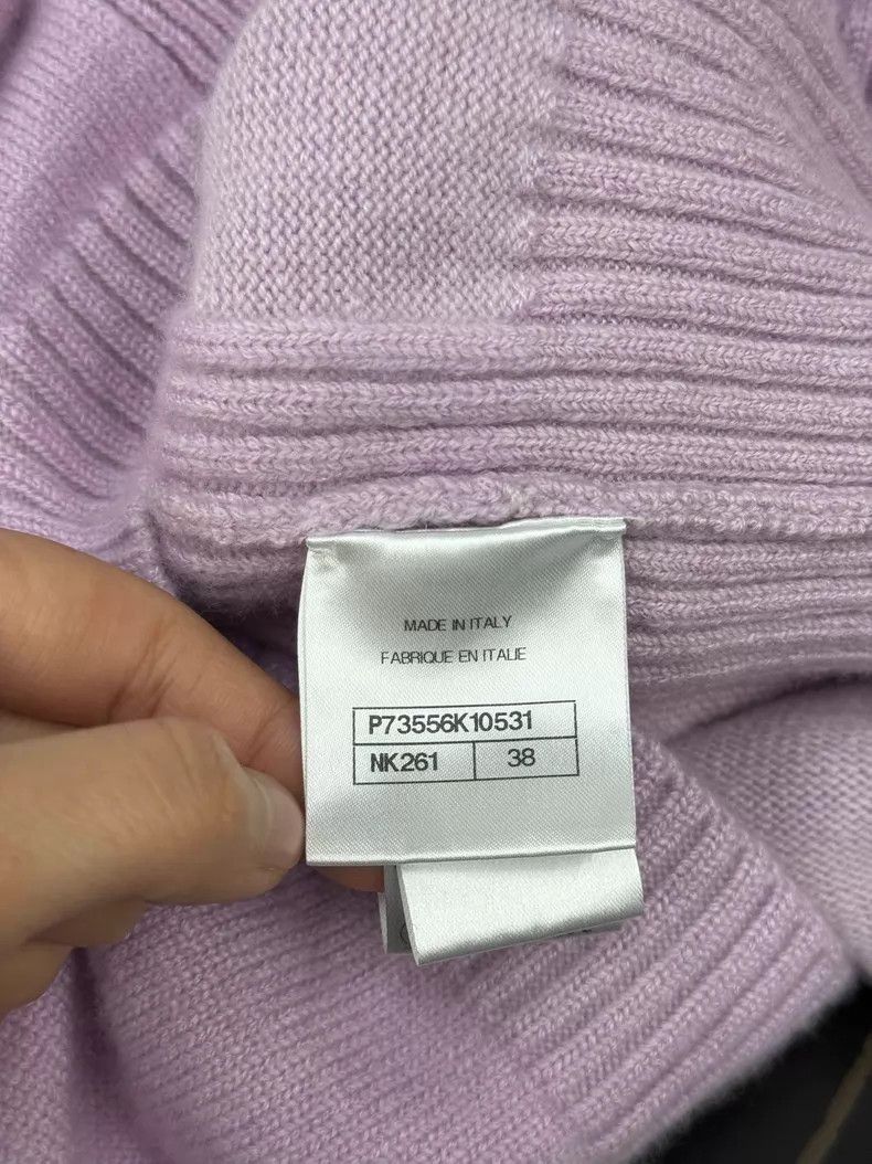 Chanel Chanel Pink V-neck cashmere dress Size XS / US 0-2 / IT 36-38 - 5 Thumbnail