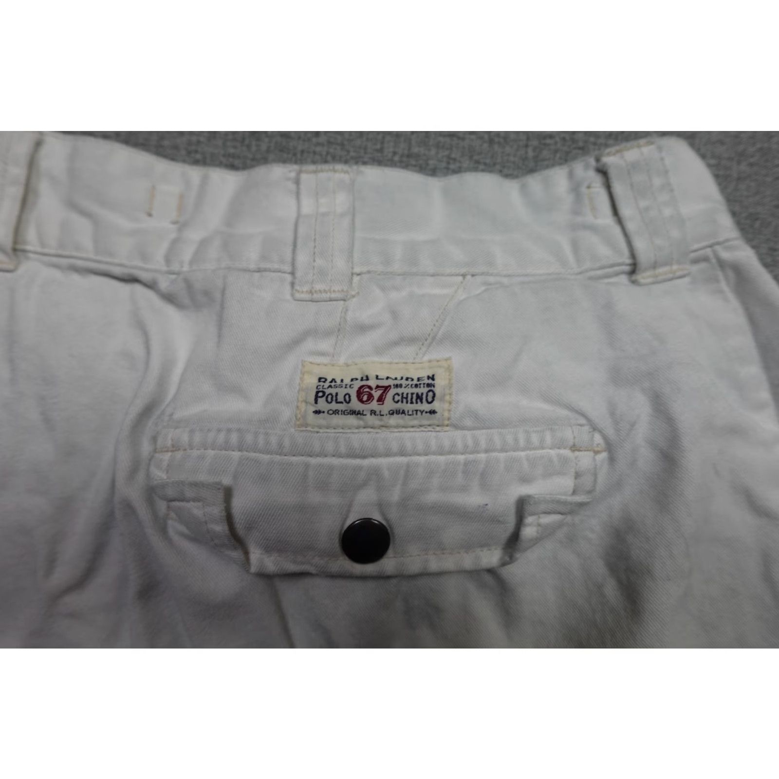 Polo Ralph Lauren Polo Ralph Lauren Cargo Pants Mens 38x30 White Polo 67 Snap Pockets Military Shirt Size US M / EU 48-50 / 2 - 2 Thumbnail