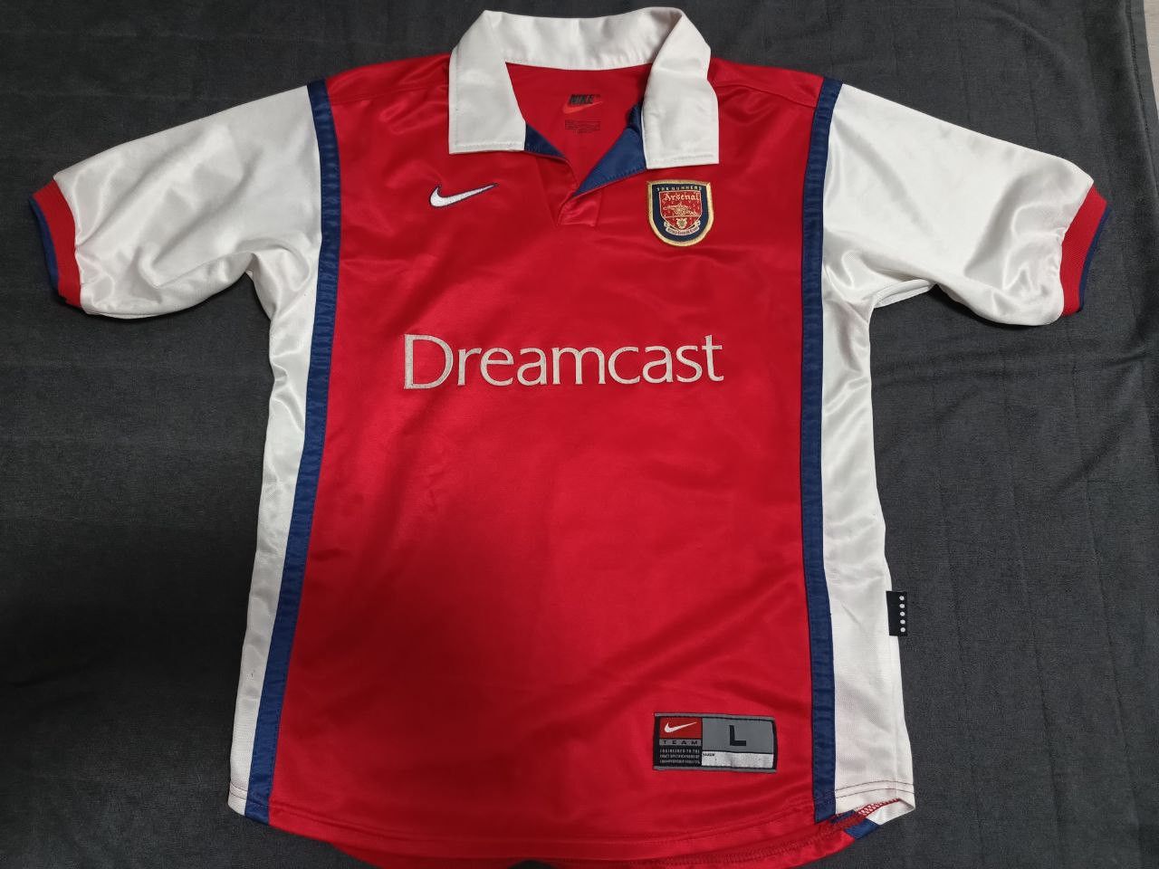 1999-2000 アーセナルユニフォーム　NIKE NIKE アーセナル 99/00 ユニフォーム アウェイ 半袖 162079 704
