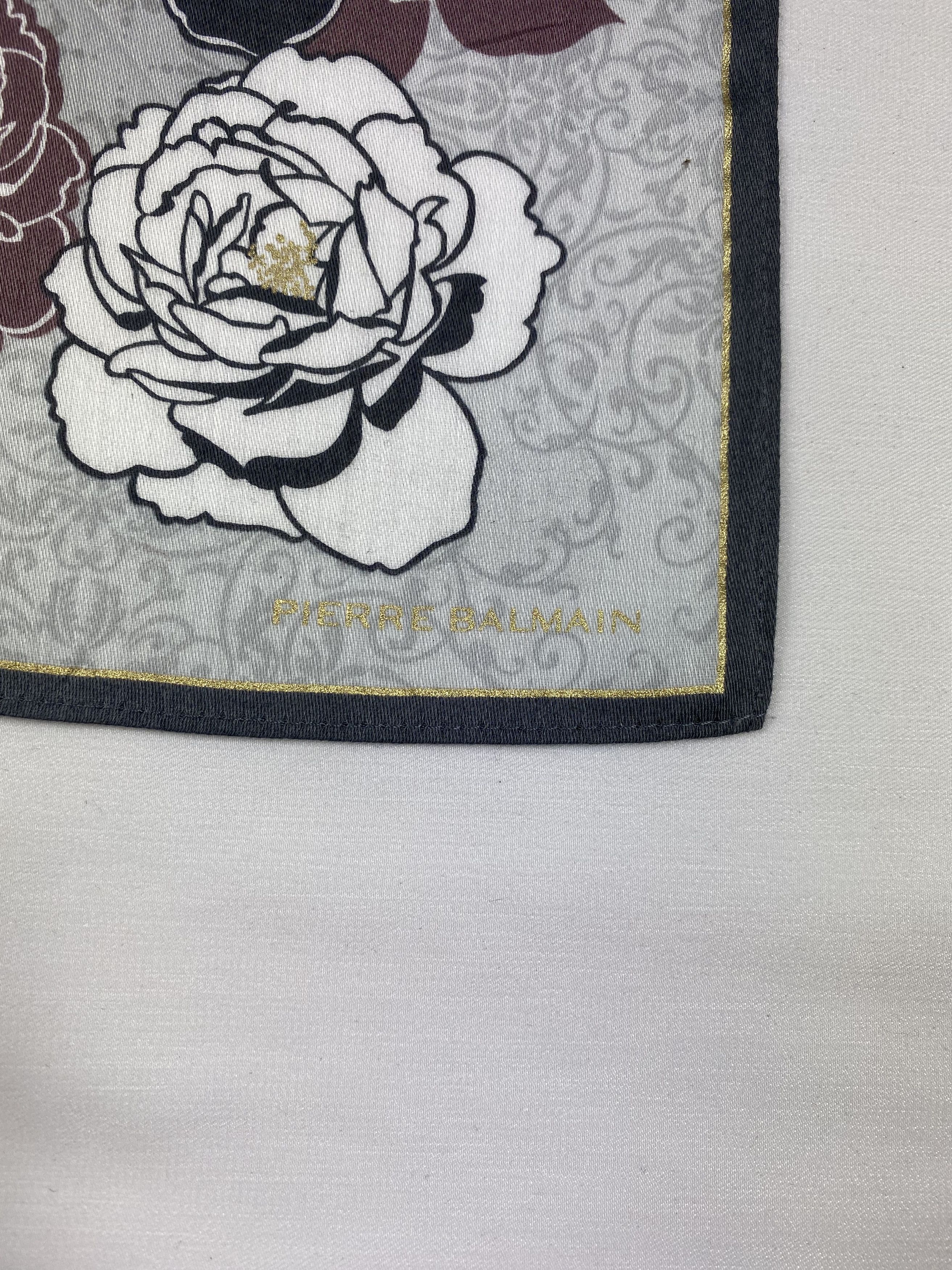 Pierre Balmain × Vintage Pierre Balmain Handkerchief / Bandana / Neckerchief Size ONE SIZE - 5 Thumbnail