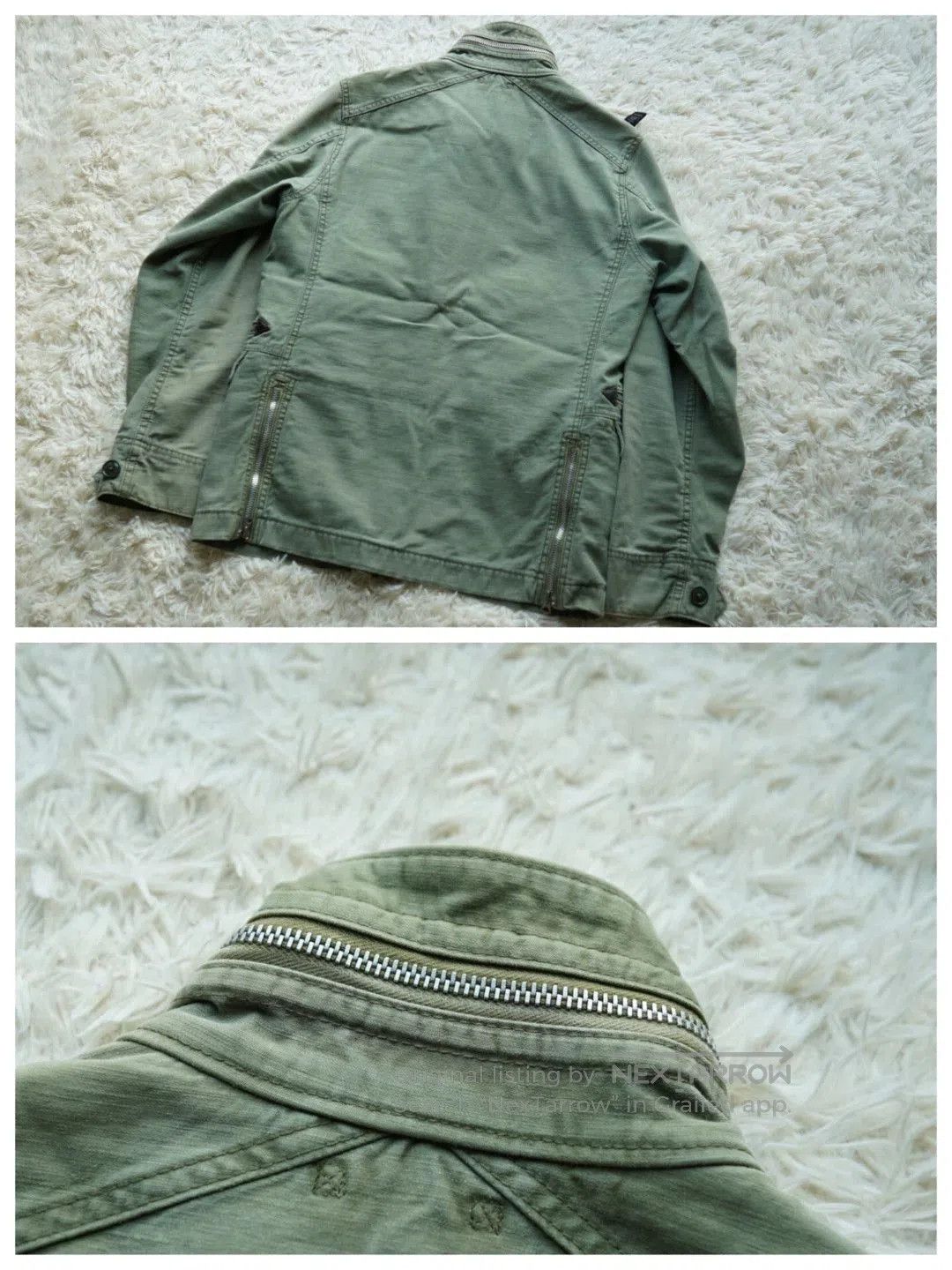 Wtaps Green Utility Jacket with Multiple Pockets - Size S. Size US S / EU 44-46 / 1 - 8 Thumbnail