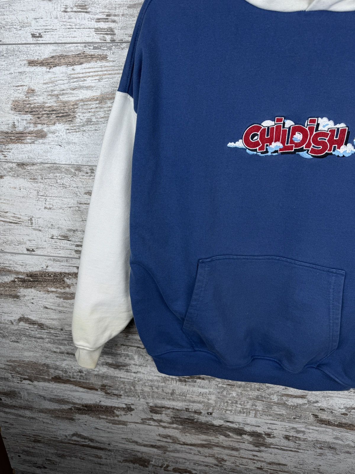 Designer × Vintage Childish Theme Park Hoodie Big Logo Blue Mens Vintage rare Size US S / EU 44-46 / 1 - 4 Thumbnail
