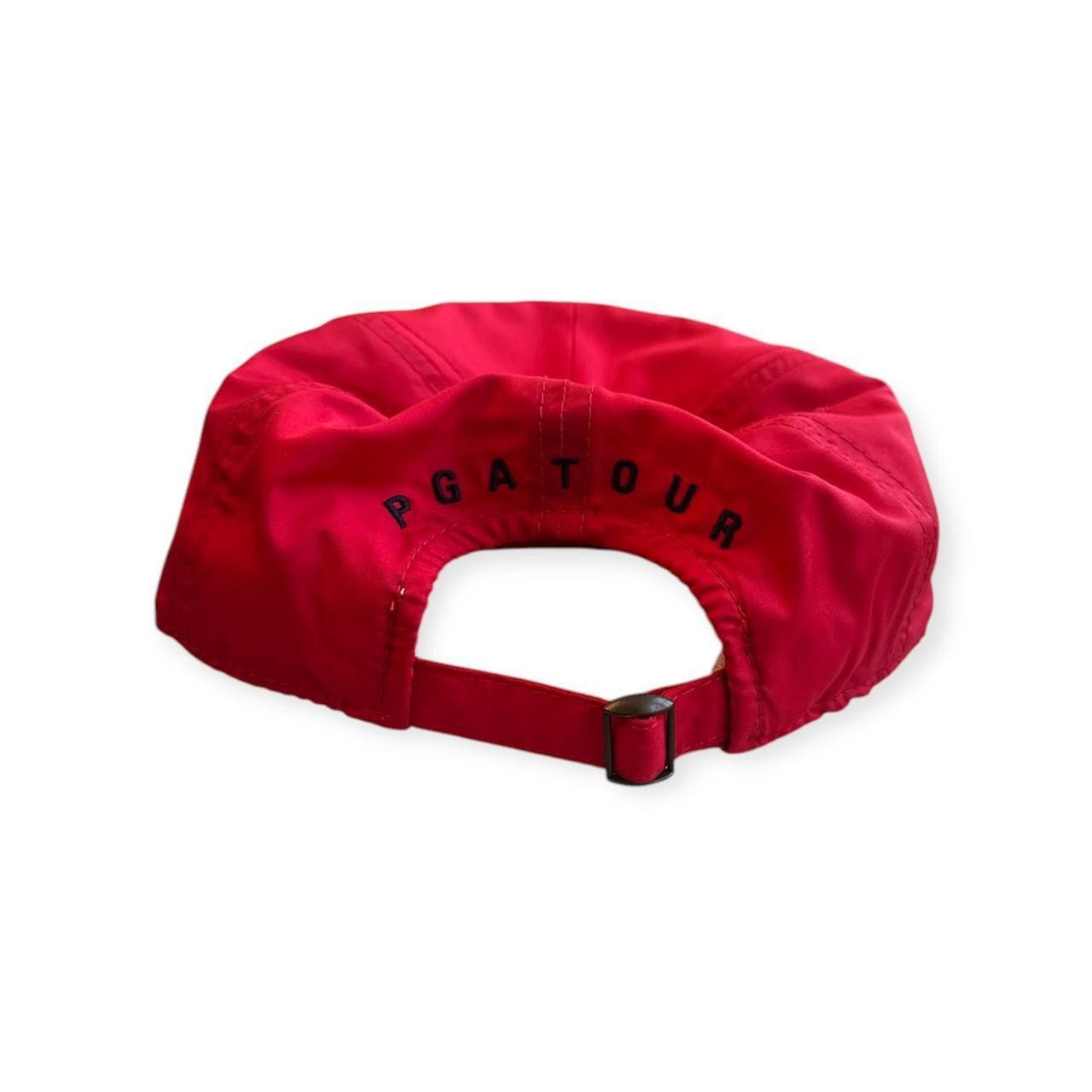 PGA Tour PGA Tour Red Golf Adjustable Hat Size ONE SIZE - 2 Thumbnail
