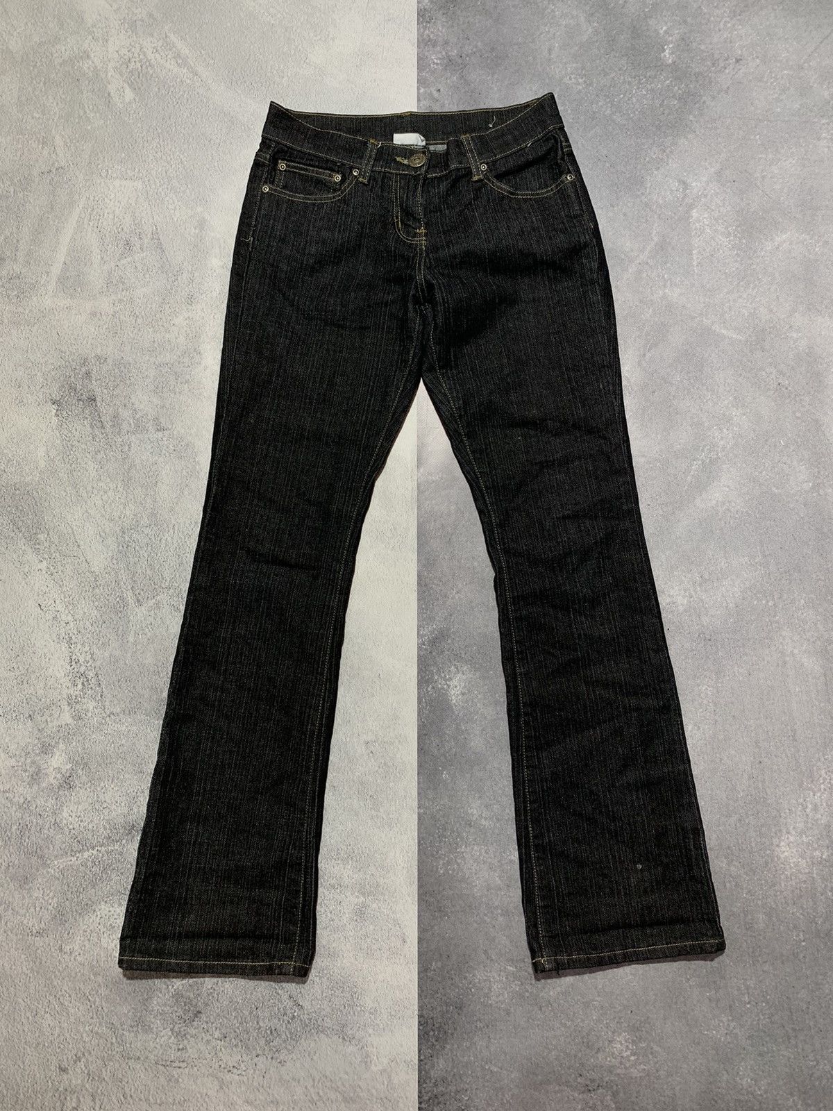 Vintage Vintage Y2K style Flared denim pants trousers size 29 Size 29" - 4 Thumbnail