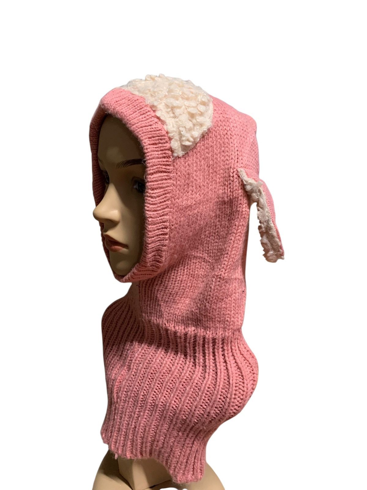 Japanese Brand Winter Lamb Hat Neck Warmer Fleece Ear Size ONE SIZE - 4 Thumbnail