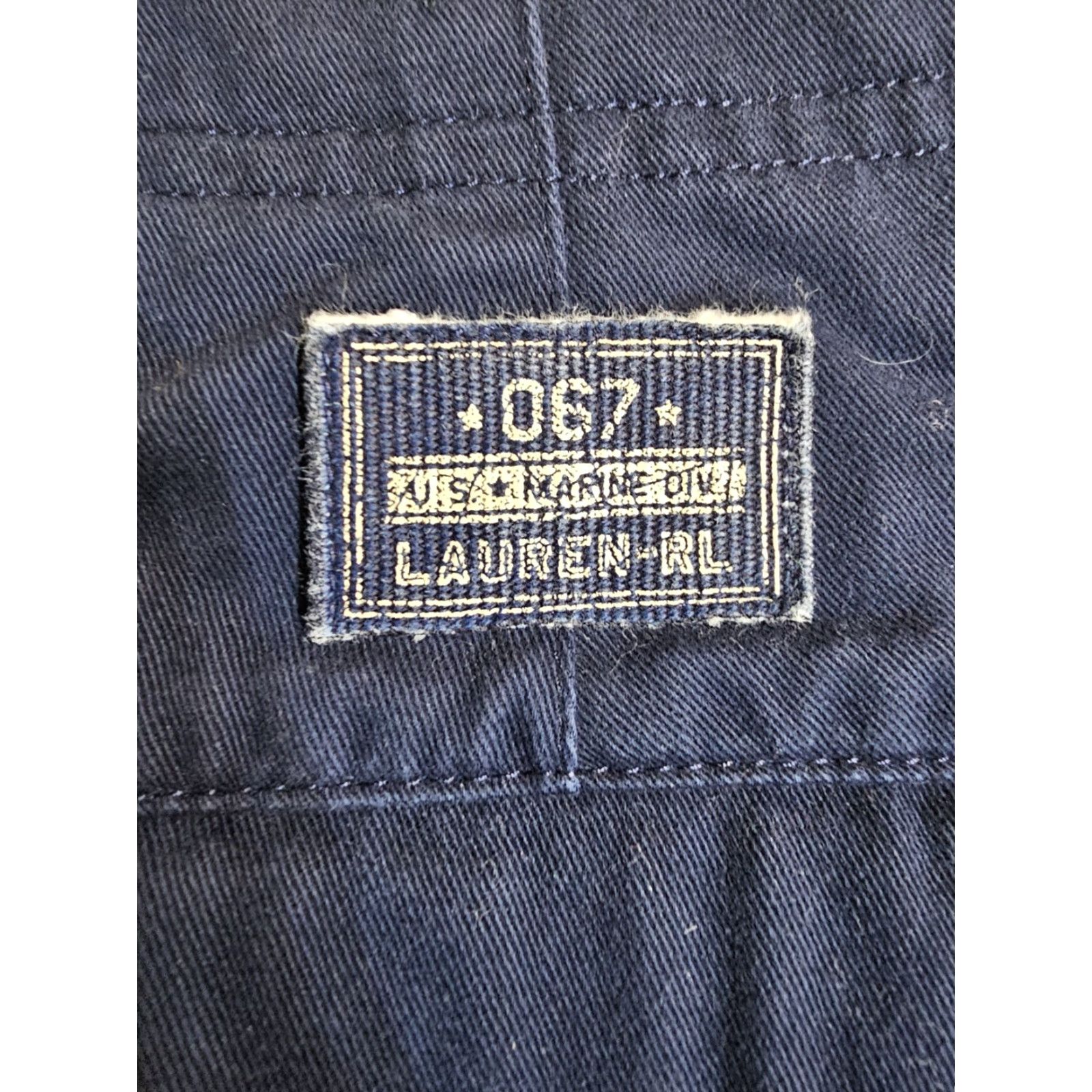 Ralph Lauren VINTAGE Polo Ralph Lauren Buckle Back Short Pants US Marine Division Womens 12 Blue 90s Capri Pants Size 34" / US 12 / IT 48 - 6 Thumbnail