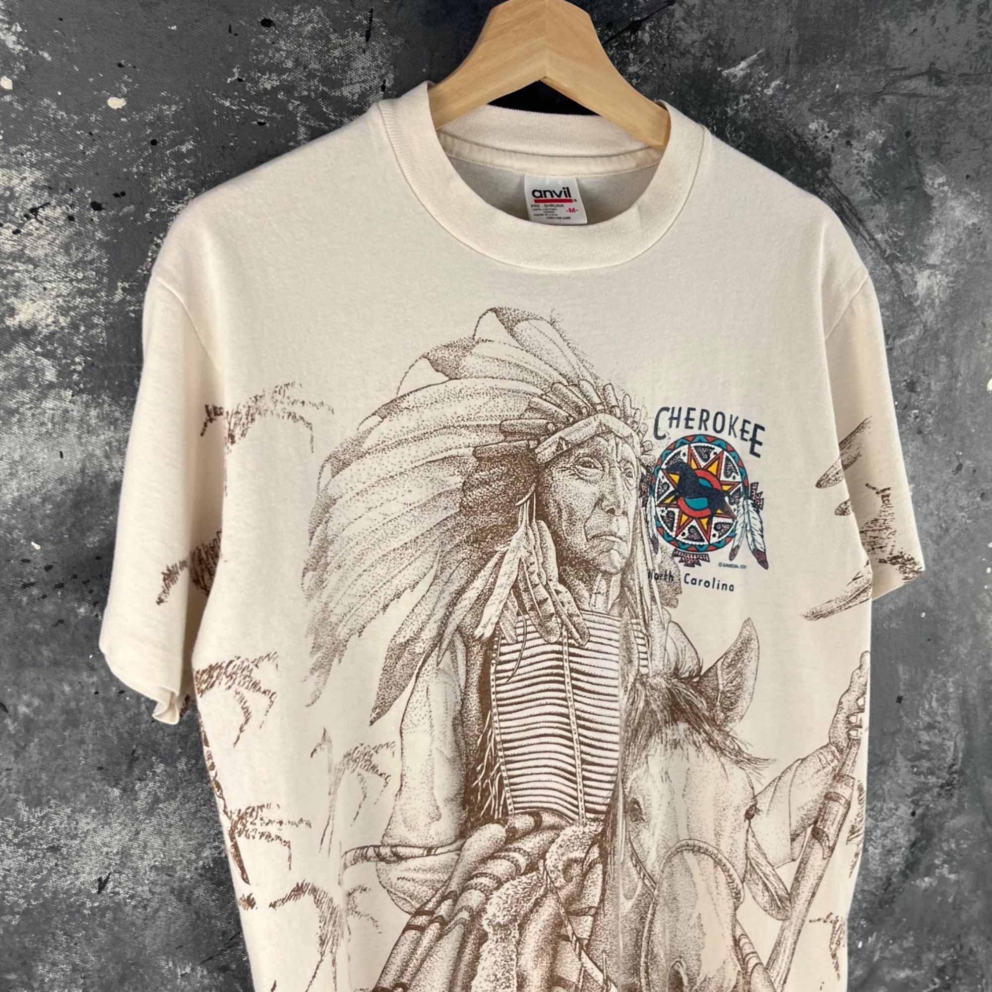 Vintage Vintage Cherokee Native American shirt Size US M / EU 48-50 / 2 - 2 Thumbnail