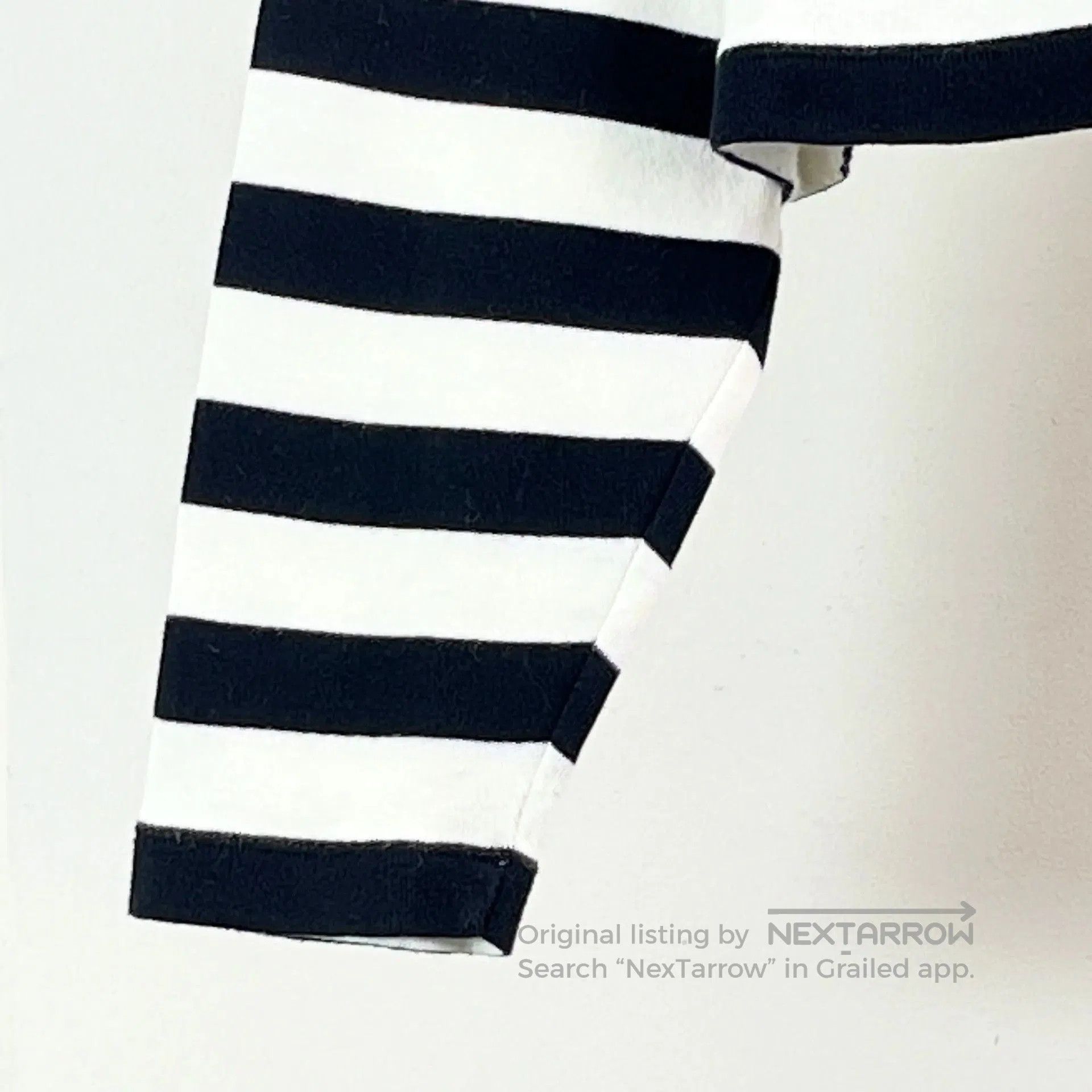 Celine Celine Black White Striped Cropped Knit. Size M / US 6-8 / IT 42-44 - 4 Thumbnail