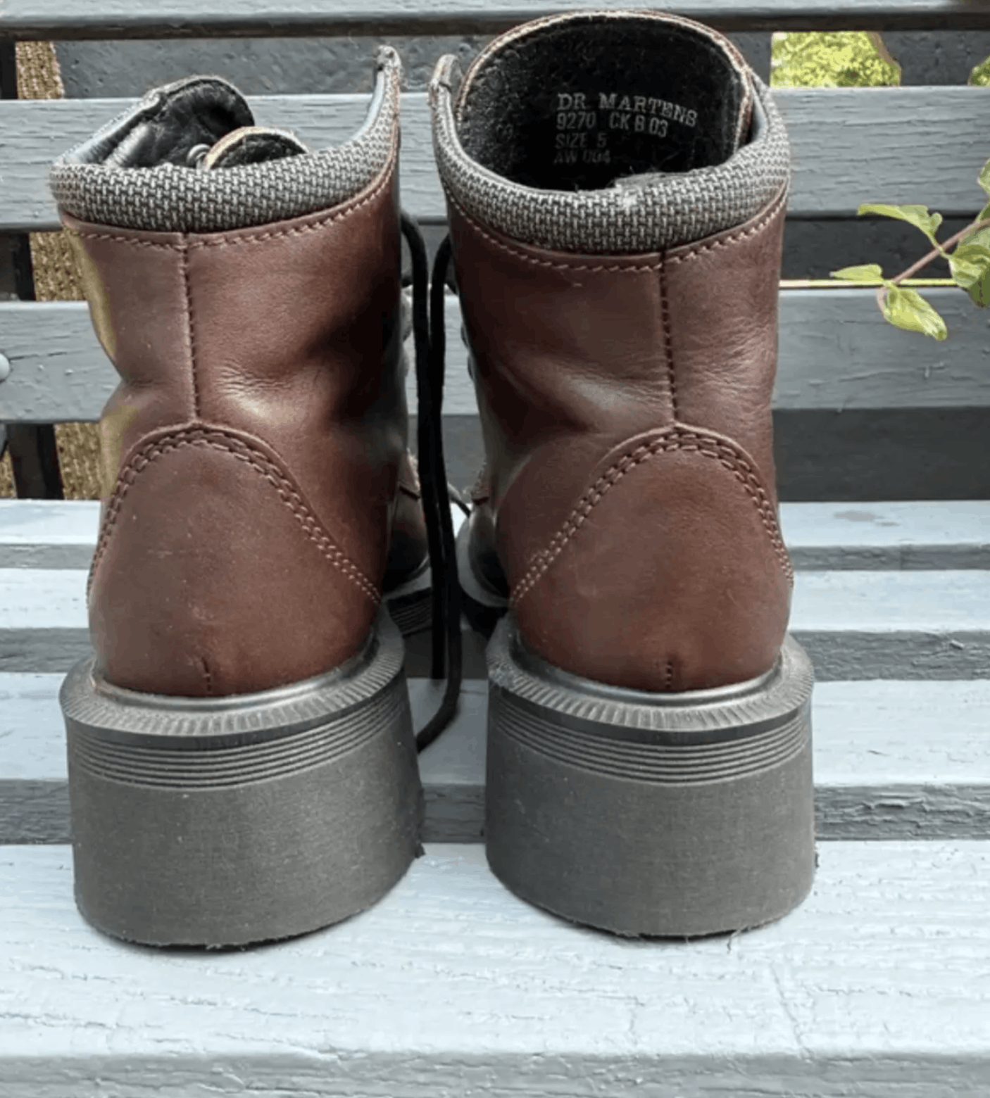 Dr. Martens Original Vintage 90s Brown Dr Martens 9270. Made in England Size US 7.5 / IT 37.5 - 4 Thumbnail
