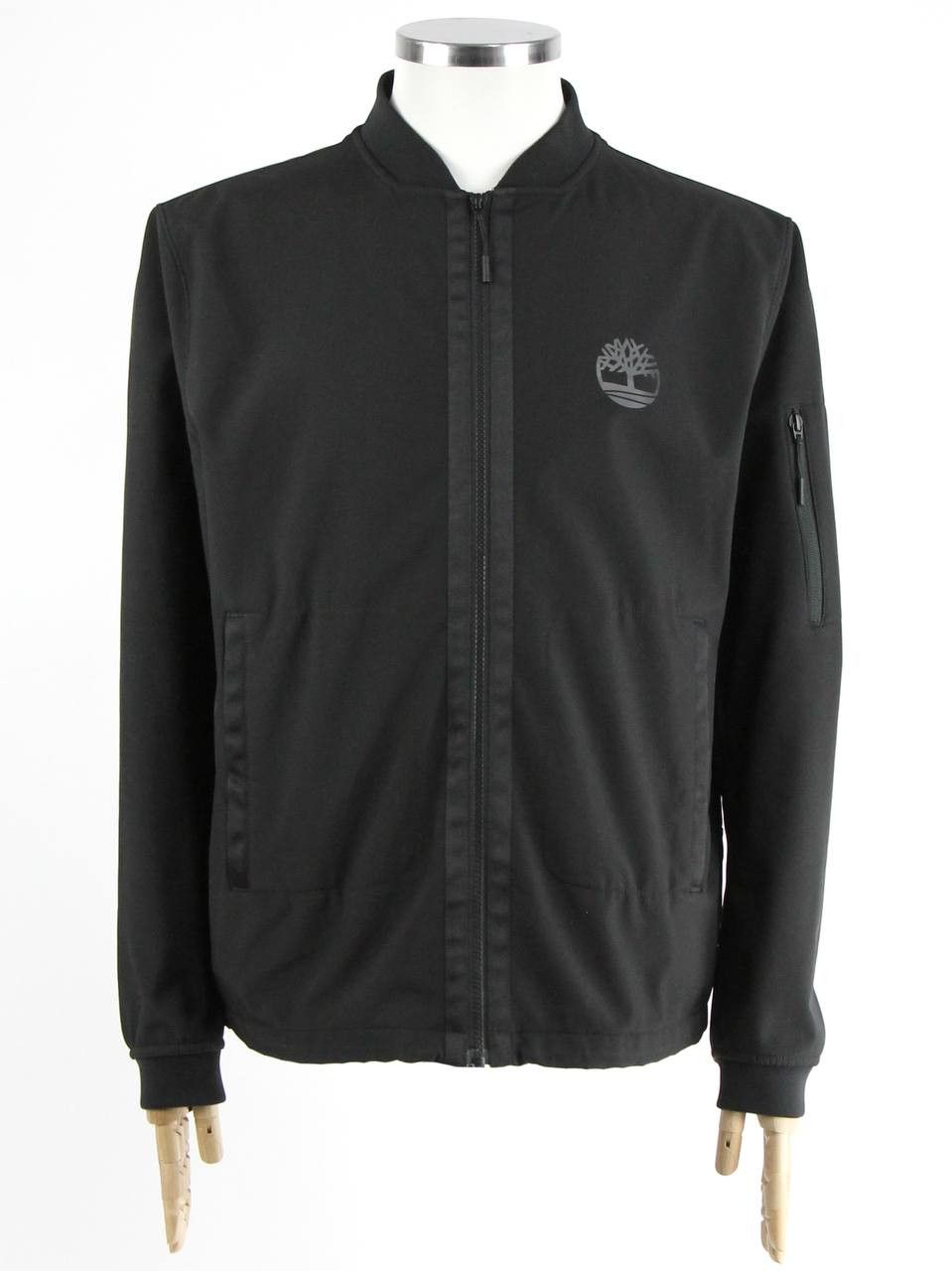 Timberland TIMBERLAND Black collarless softshell with logo Size US M / EU 48-50 / 2 - 1 Thumbnail