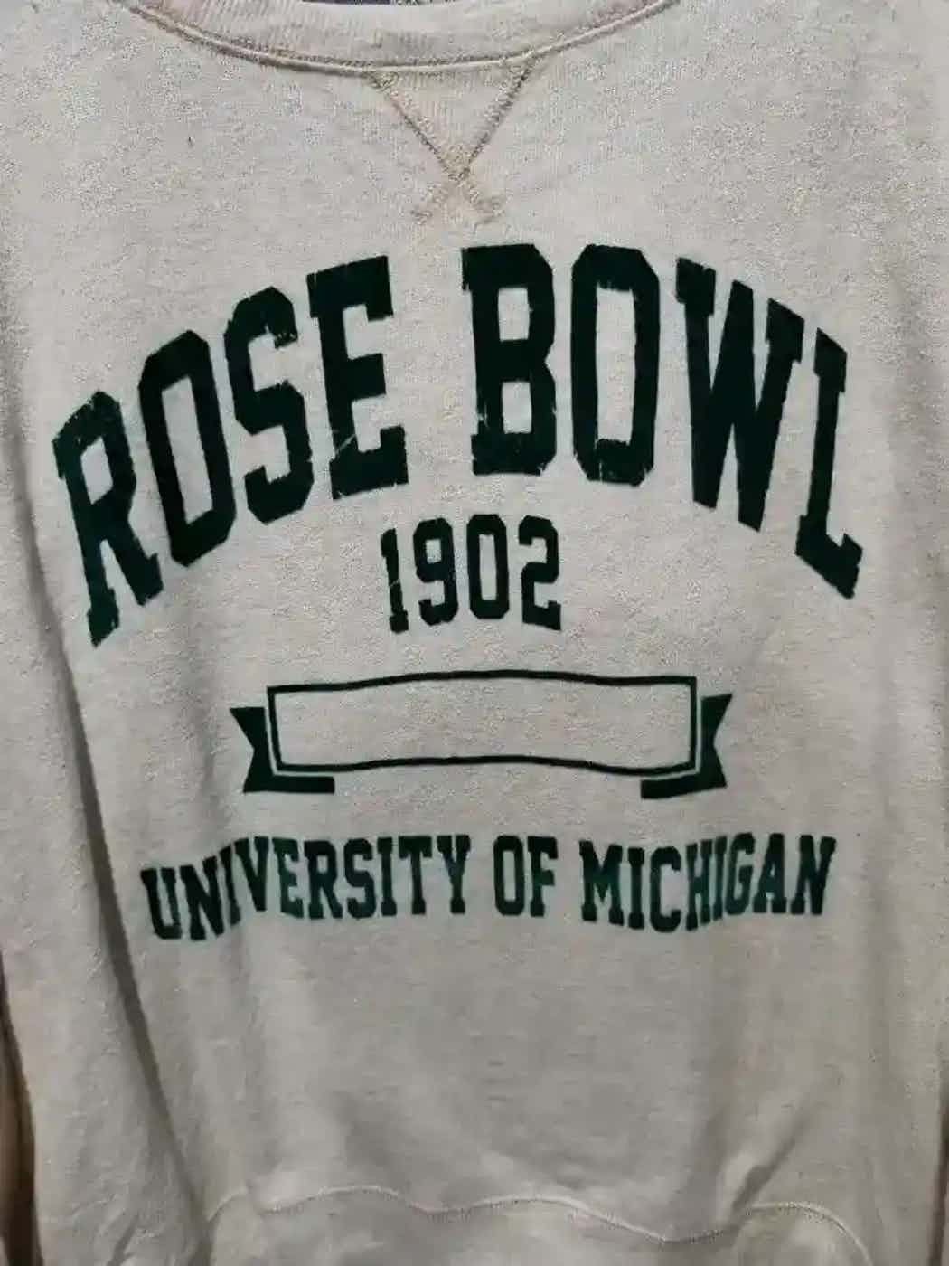 Vintage Vintage Rose Bowl 1902 University Michigan Sweatshirt Size US S / EU 44-46 / 1 - 2 Thumbnail