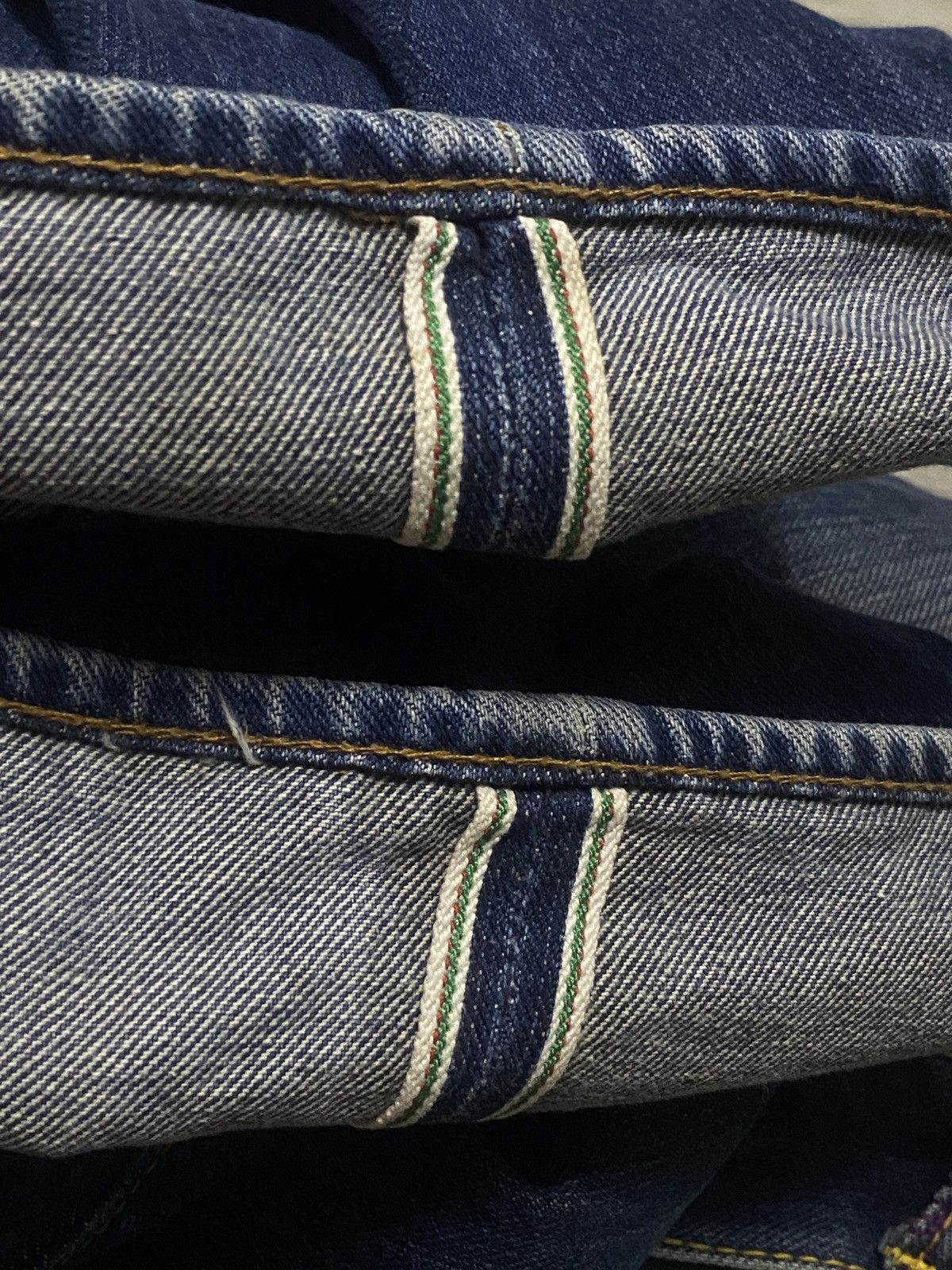 RMC Jeans Rmc x Yoropiko - Limited Edition Blue Hungry Dragon Denim Size US 33 - 11 Thumbnail