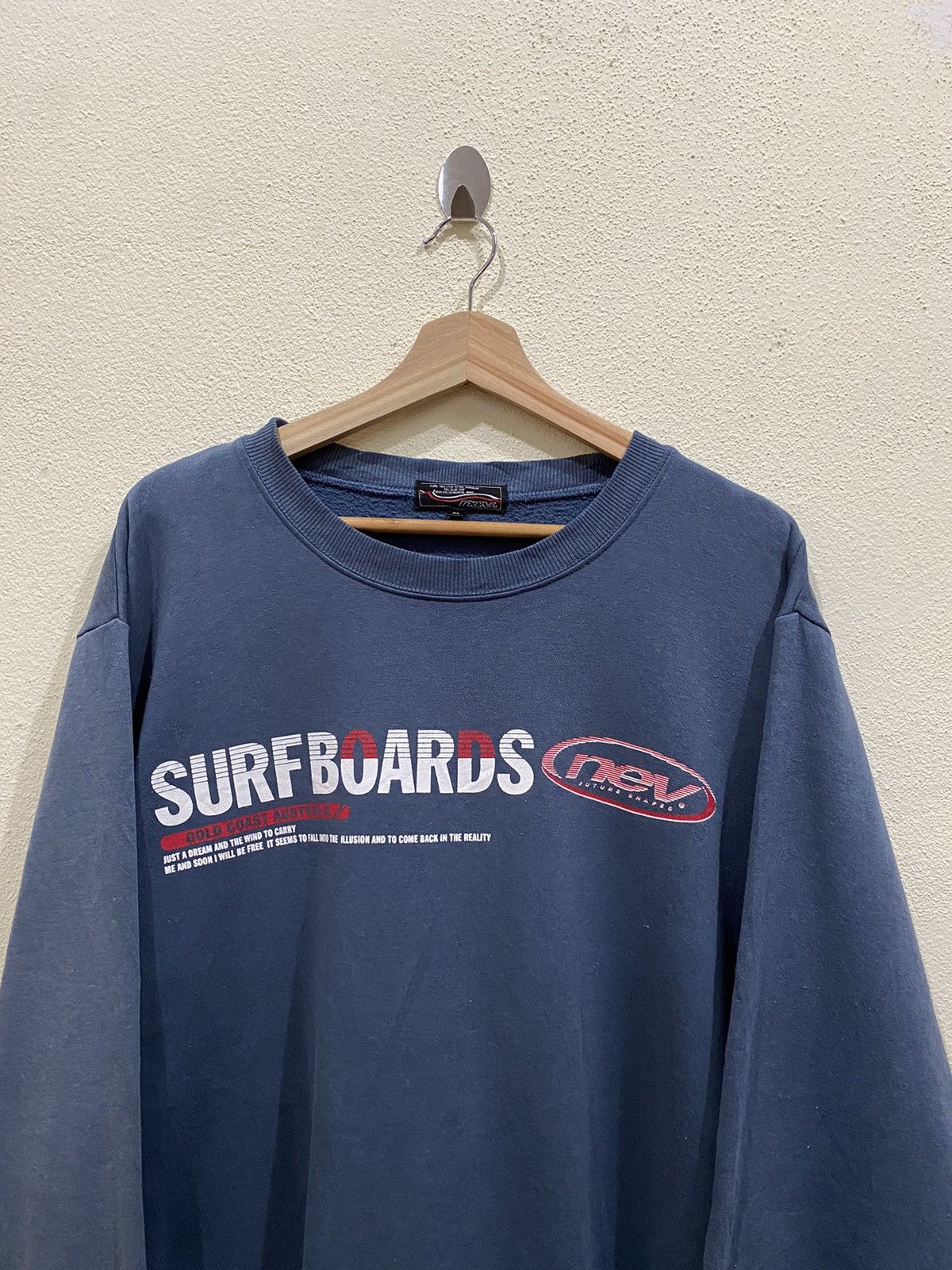 Vintage Vintage Nev Spell out Sweatshirt Size US XL / EU 56 / 4 - 3 Thumbnail