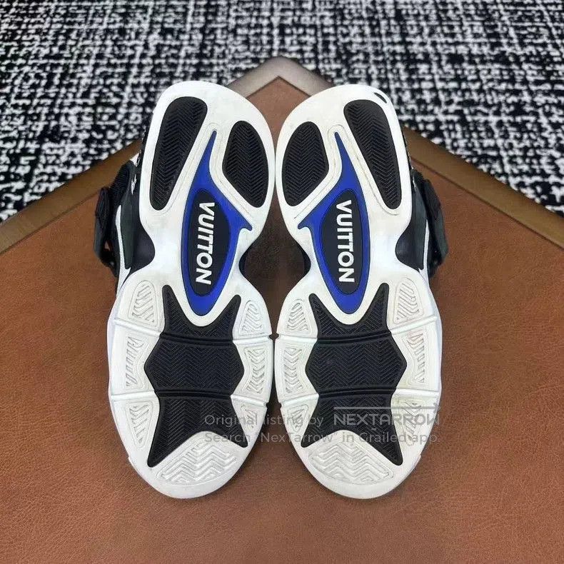 Louis Vuitton LV Trainer2 Basketball Shoes Black Blue . Size US 7 / EU 40 - 8 Thumbnail