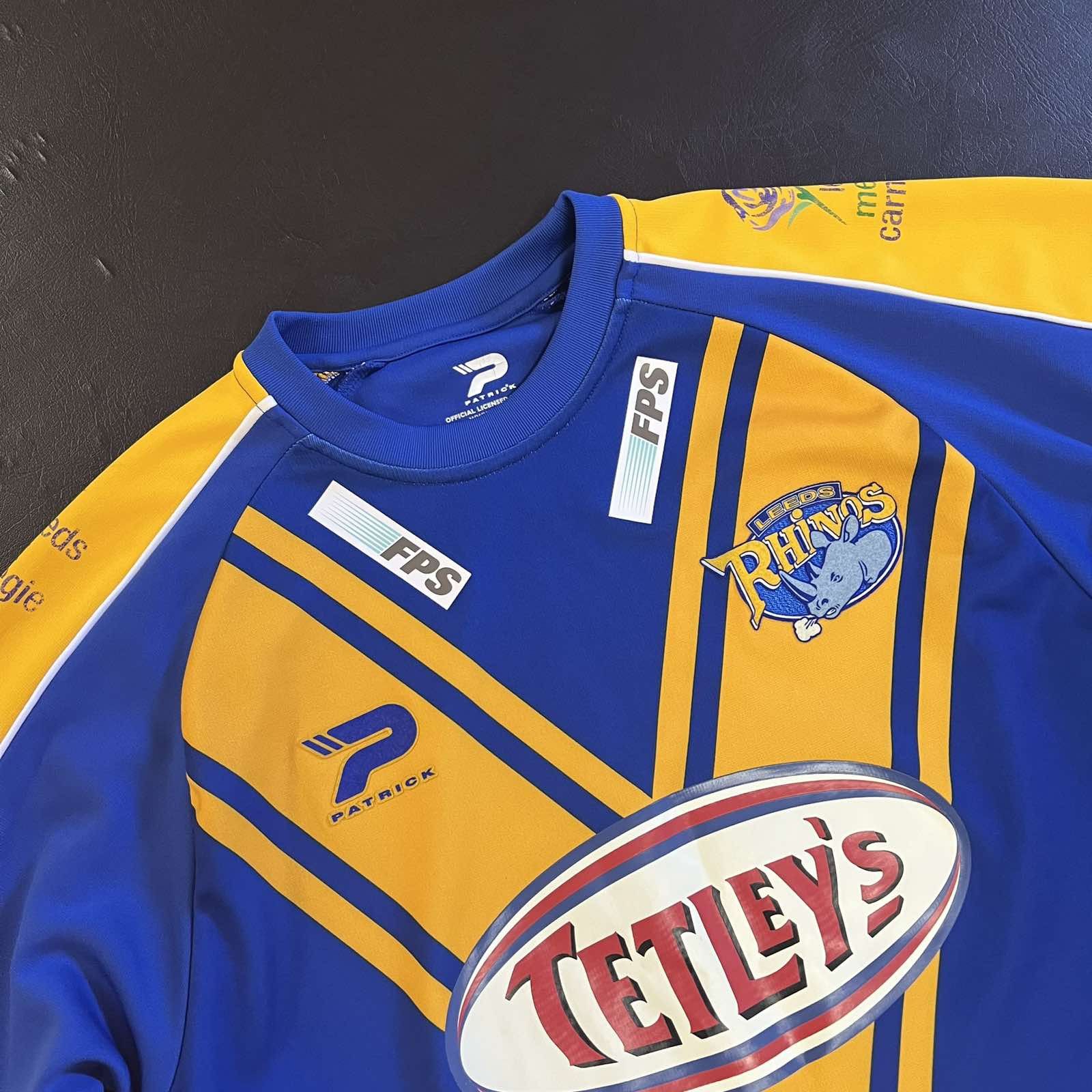 Canterbury of New Zealand × Vintage LEEDS RHINOS PATRICK RARE RUGBY VINTAGE JERSEY SZ M Size US M / EU 48-50 / 2 - 2 Thumbnail