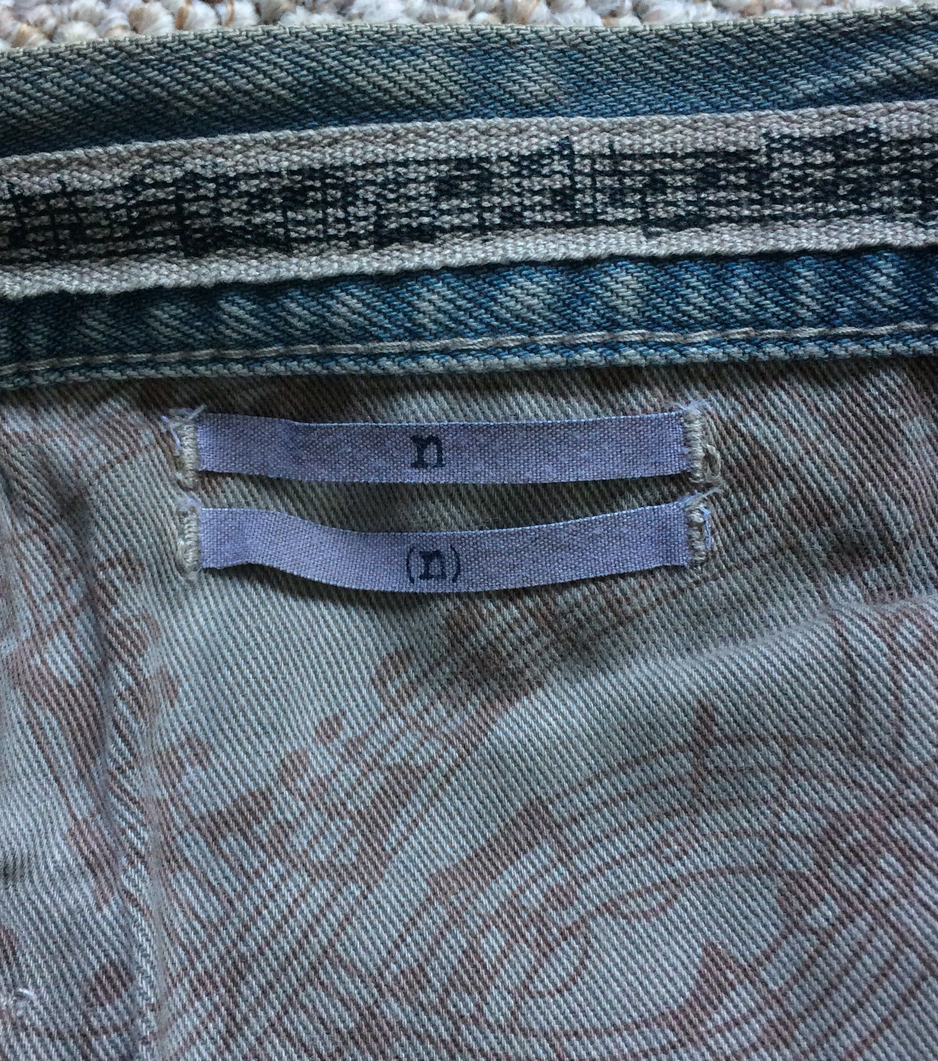 Number (N)ine SS07 Number (N)ine Distressed Mudwash Denim Size US 30 / EU 46 - 9 Thumbnail