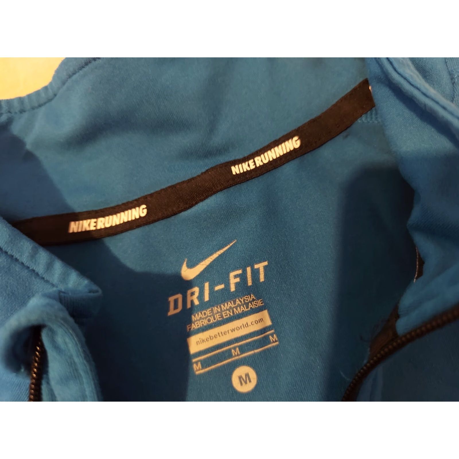 Nike Nike Mens Half Zip Shirt M Medium Blue Athletic Gym Workout Shirt Zip Casual Activewear Mens Nike Shirt M Blue Athletic Sportswear Size US M / EU 48-50 / 2 - 4 Thumbnail