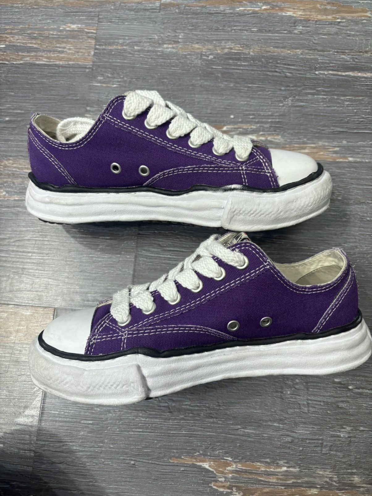 Maison MIHARA YASUHIRO Maison Mihara Yasuhiro Hank Low Purple Size US 7 / EU 40 - 3 Thumbnail
