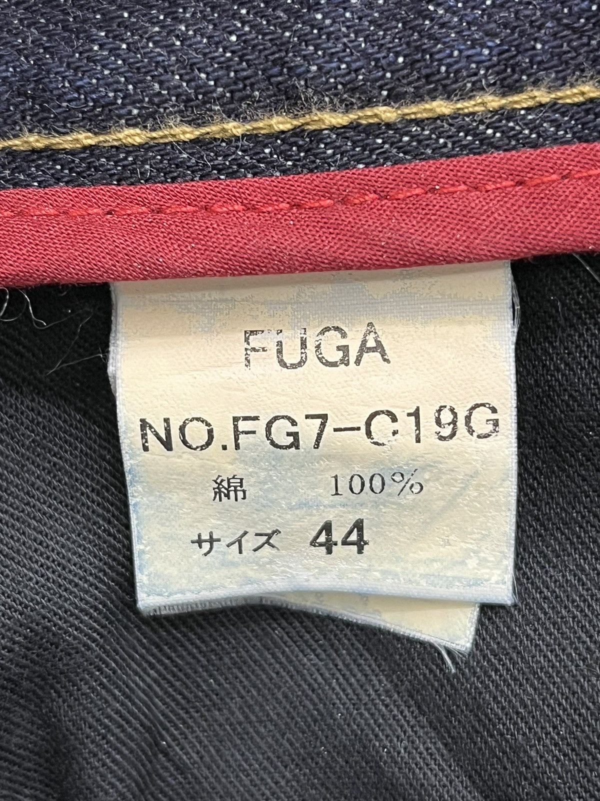 GOSTAR DE FUGA 🔥FUGA Indigo Charcoal Crash Denim Low Rise Skinny FLARE💥 Size US 29 - 14 Thumbnail