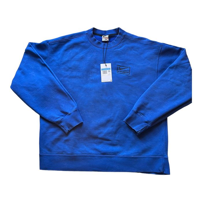 Nike Nike x Stussy Acid Washed Fleece Crew Sweatshirt | Grailed