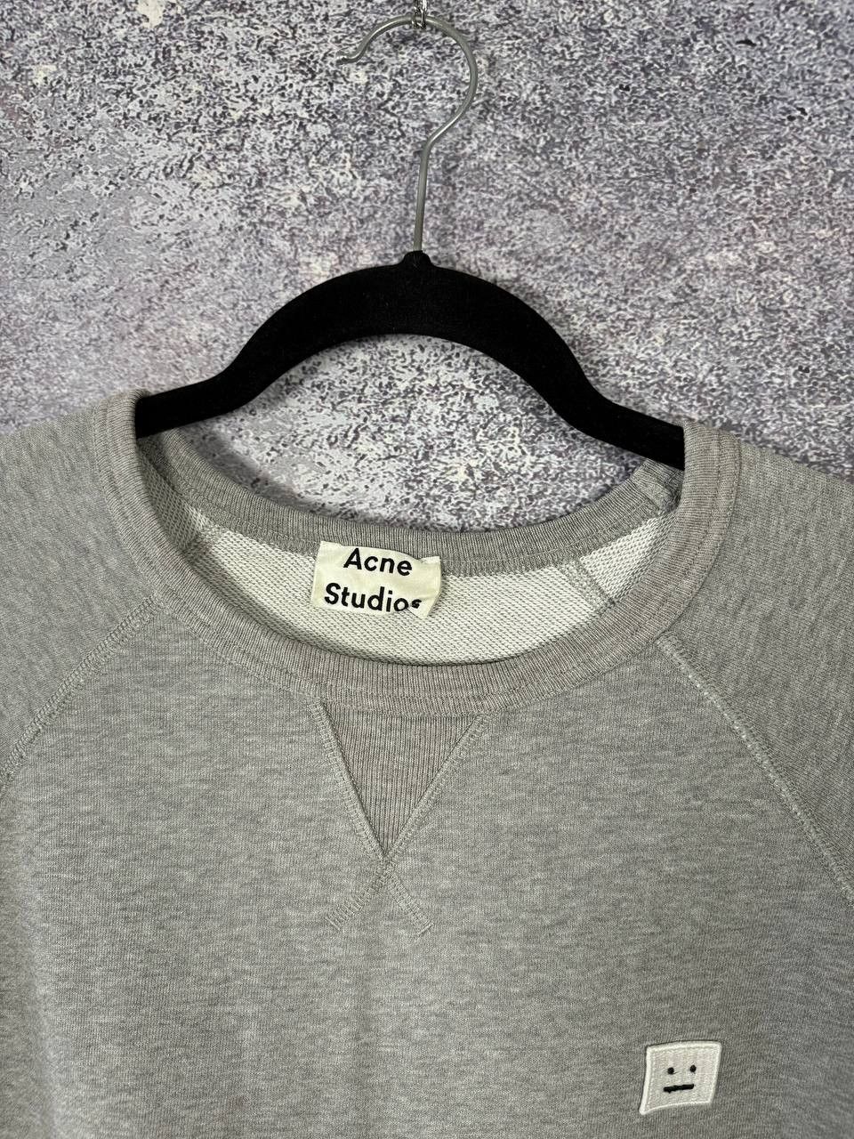 Acne Studios Acne Studios crewneck Grey College Face Base Sweatshirt S sz Size US S / EU 44-46 / 1 - 7 Thumbnail