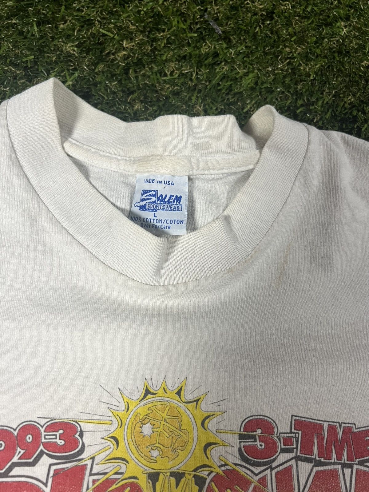 Salem Sportswear Vintage 90’s Salem Sports Chicago Bulls Caricature Comic Tee Size US L / EU 52-54 / 3 - 4 Thumbnail