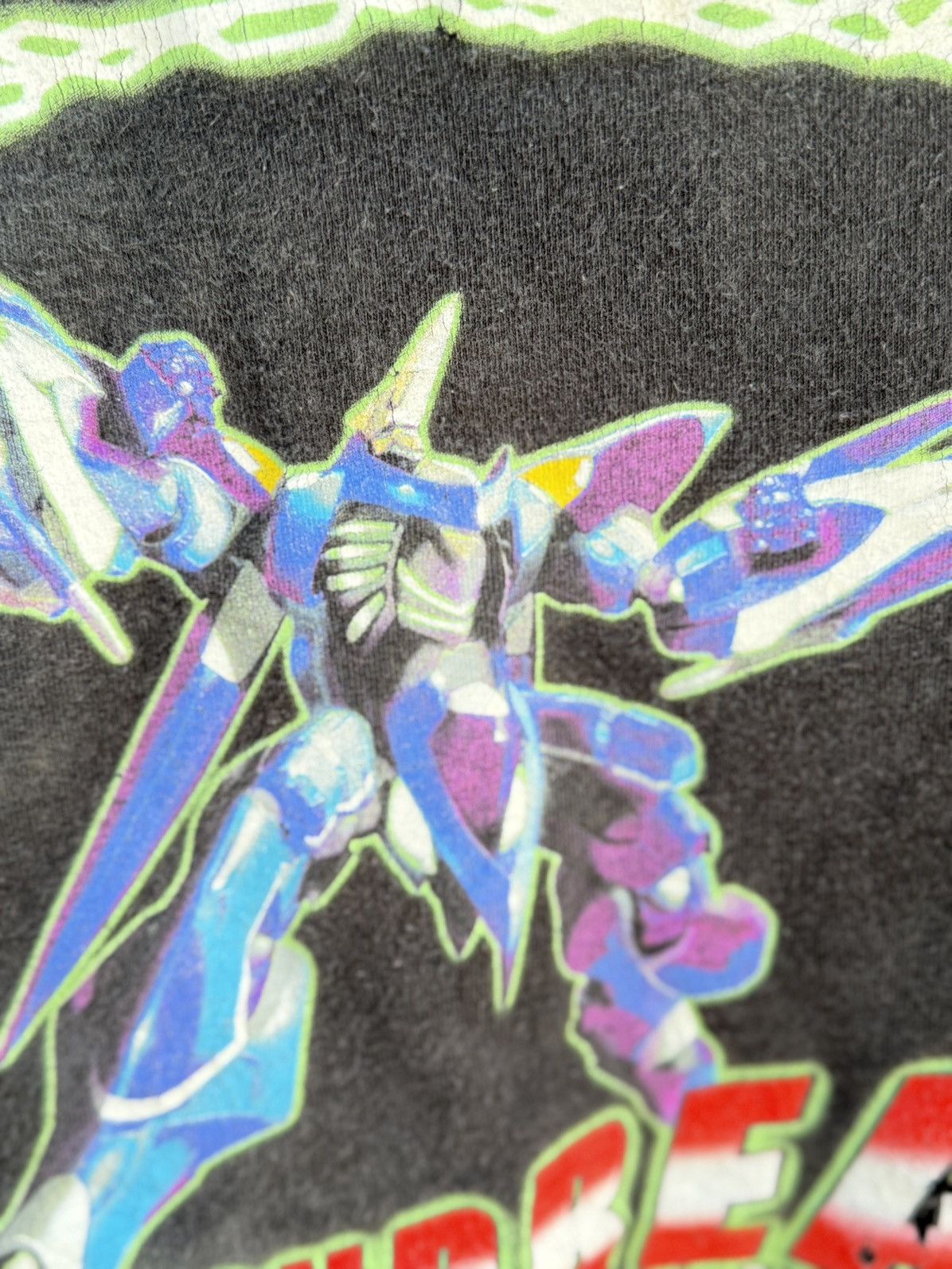 Anime Thrashed Rare Vintage Vandread 2nd Project Gundam Anime Tee Size US L / EU 52-54 / 3 - 8 Thumbnail