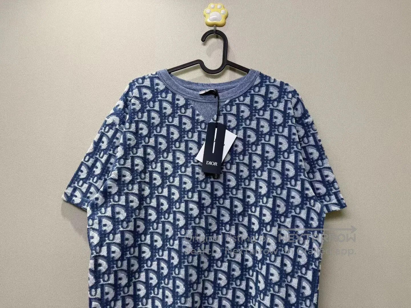 Dior dior blue logo short sleeve t-shirt. Size US S / EU 44-46 / 1 - 2 Thumbnail