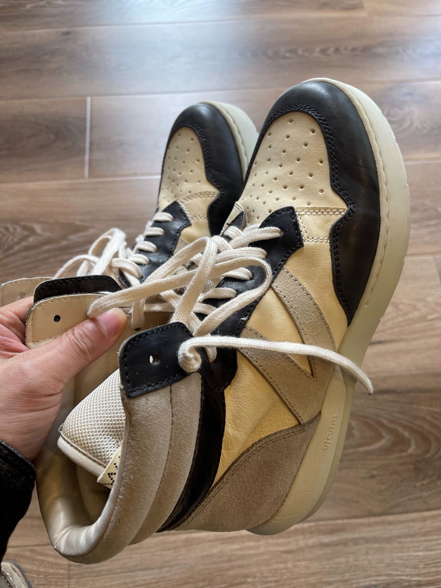 Visvim visvim chamberlain hi 22ss charcoal black white US10 Size US 10 / EU 43 - 1 Thumbnail