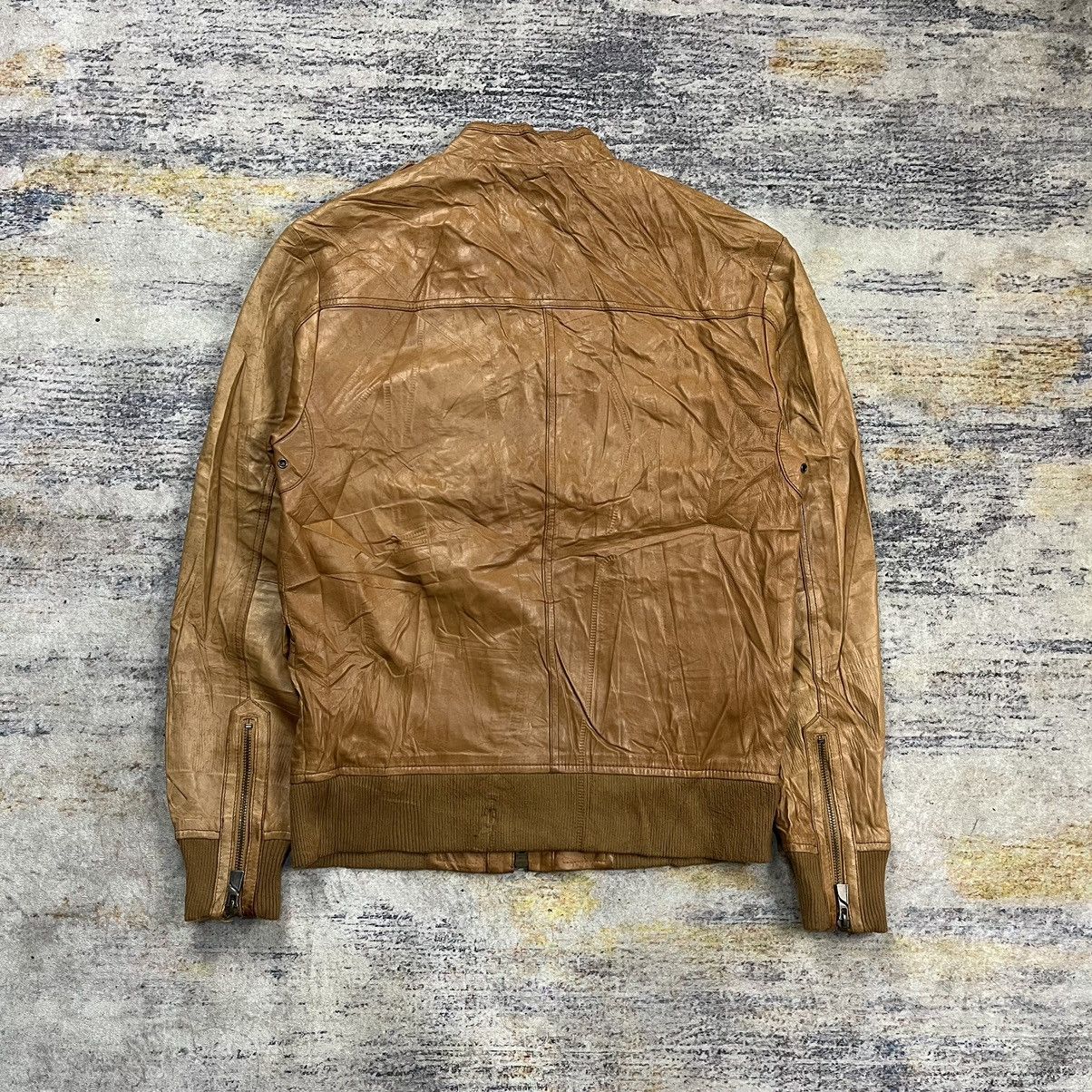 Katharine Hamnett London Vintage Kathrine Hamnett Blouson bomber leather jacket Size US M / EU 48-50 / 2 - 2 Thumbnail