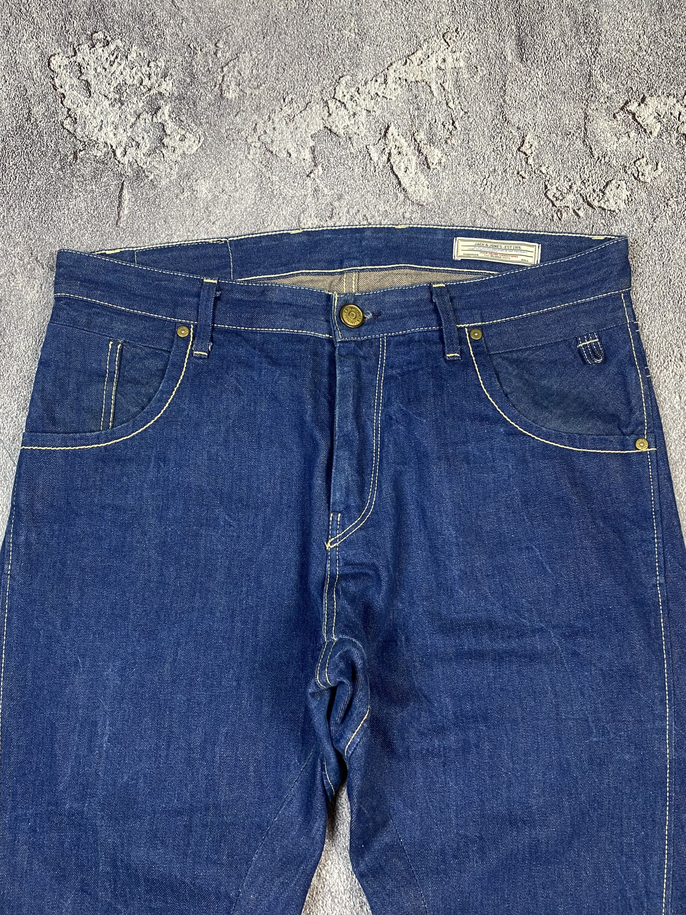 If Six Was Nine Y2K Engineered Raw Blue Japan Style Jeans Size US 34 / EU 50 - 5 Thumbnail