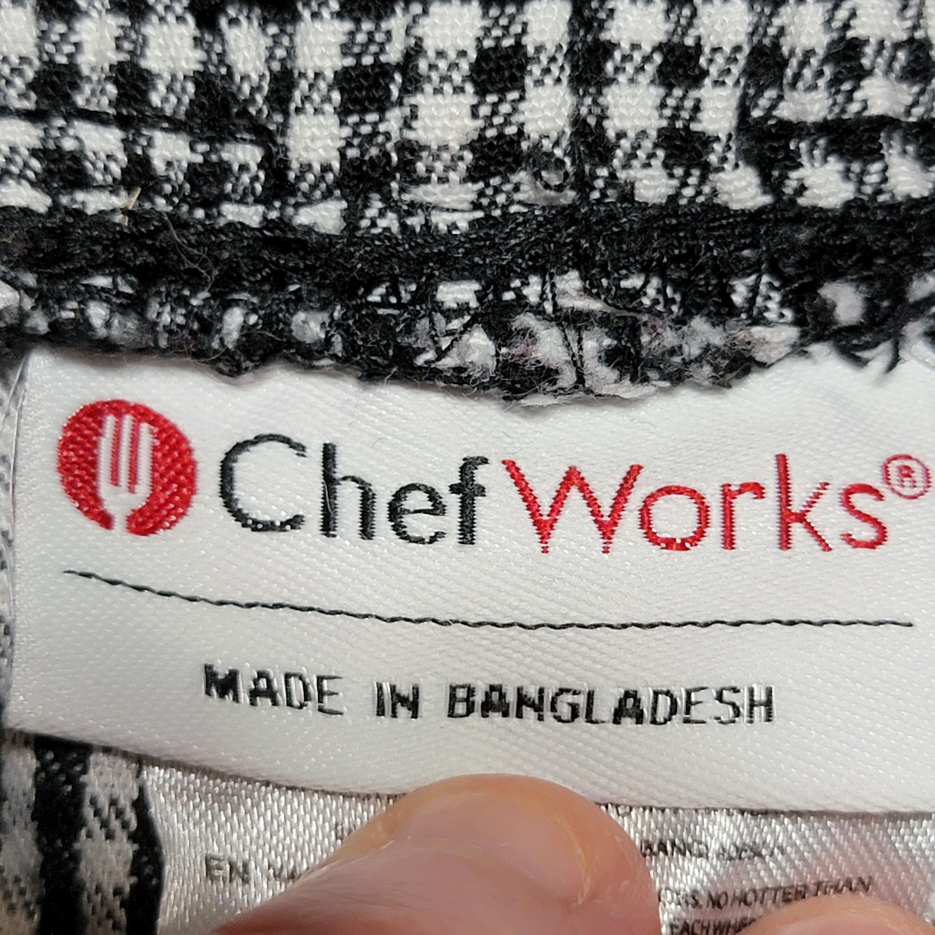 Other Chef Works B&W Checkered Unisex Chef Uniform Pants - Size XL Size US 32 / EU 48 - 6 Thumbnail