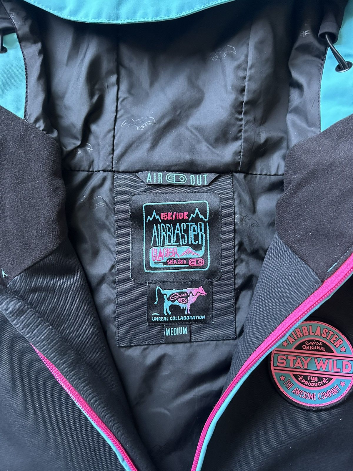 Japanese Brand Blue Snow Shell Jacket (Ski/Snowboard) Size US M / EU 48-50 / 2 - 4 Thumbnail