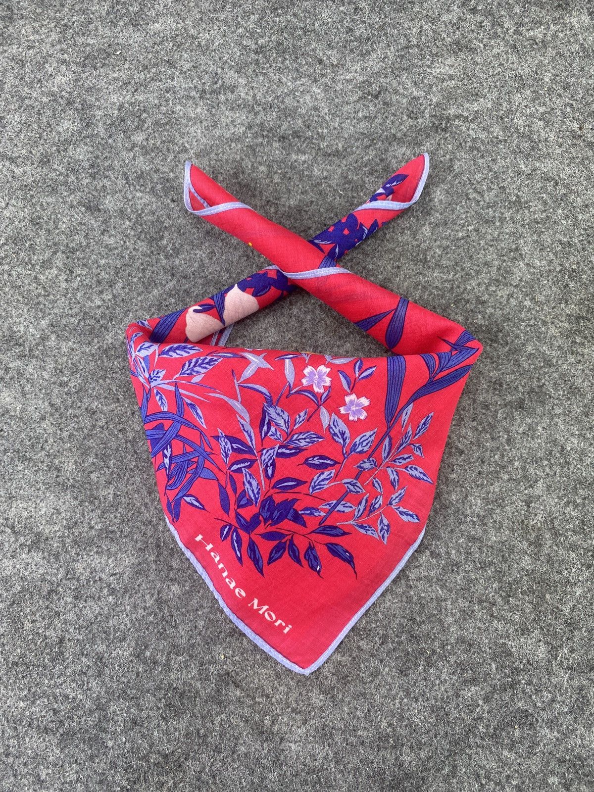 Hanae Mori × Vintage Hanae Mori Handkerchief / Bandana / Neckerchief- B024 Size ONE SIZE - 2 Thumbnail