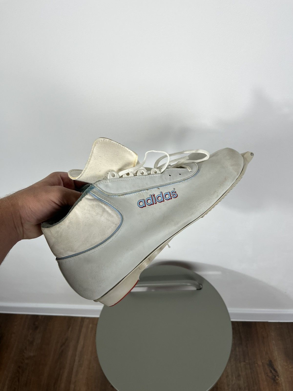 Adidas Vintage Adidas Yugoslavia White Leather Speed Skating Boots Size US 11 / EU 44 - 14 Thumbnail