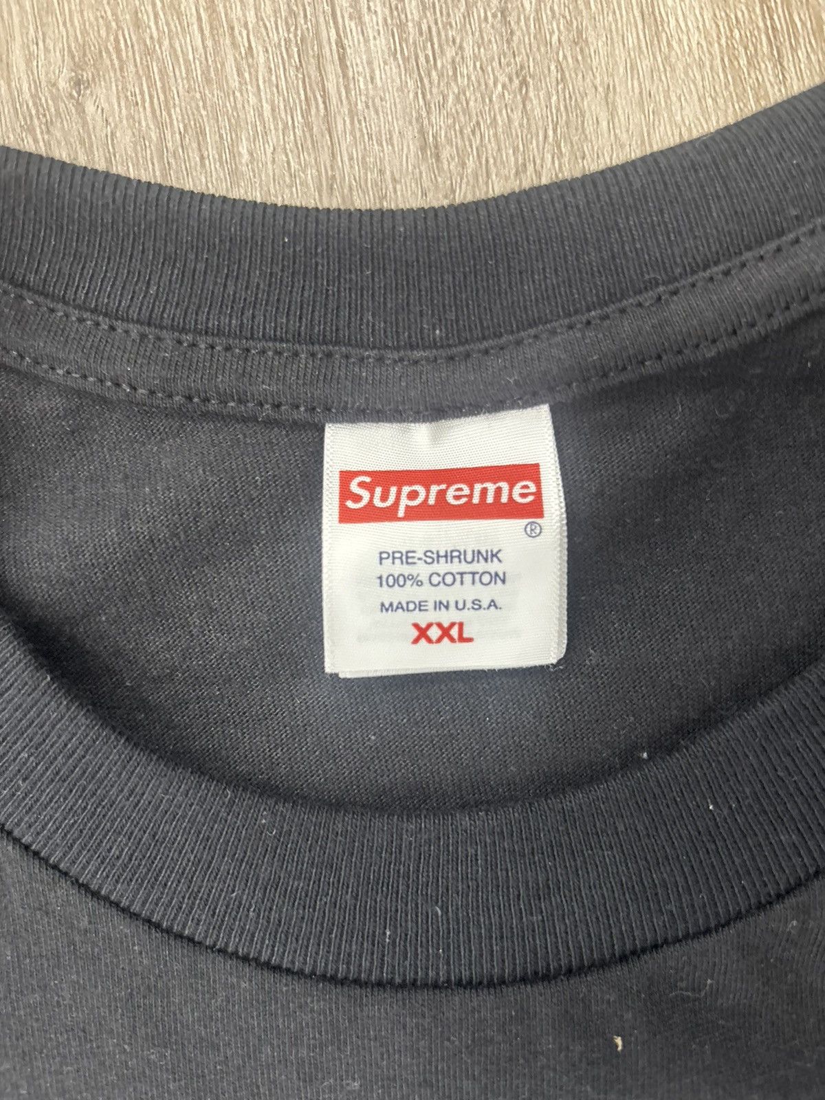 Supreme Supreme 30th Anniversary First Tee Black Size XXL Brand New Size US XXL / EU 58 / 5 - 2 Thumbnail