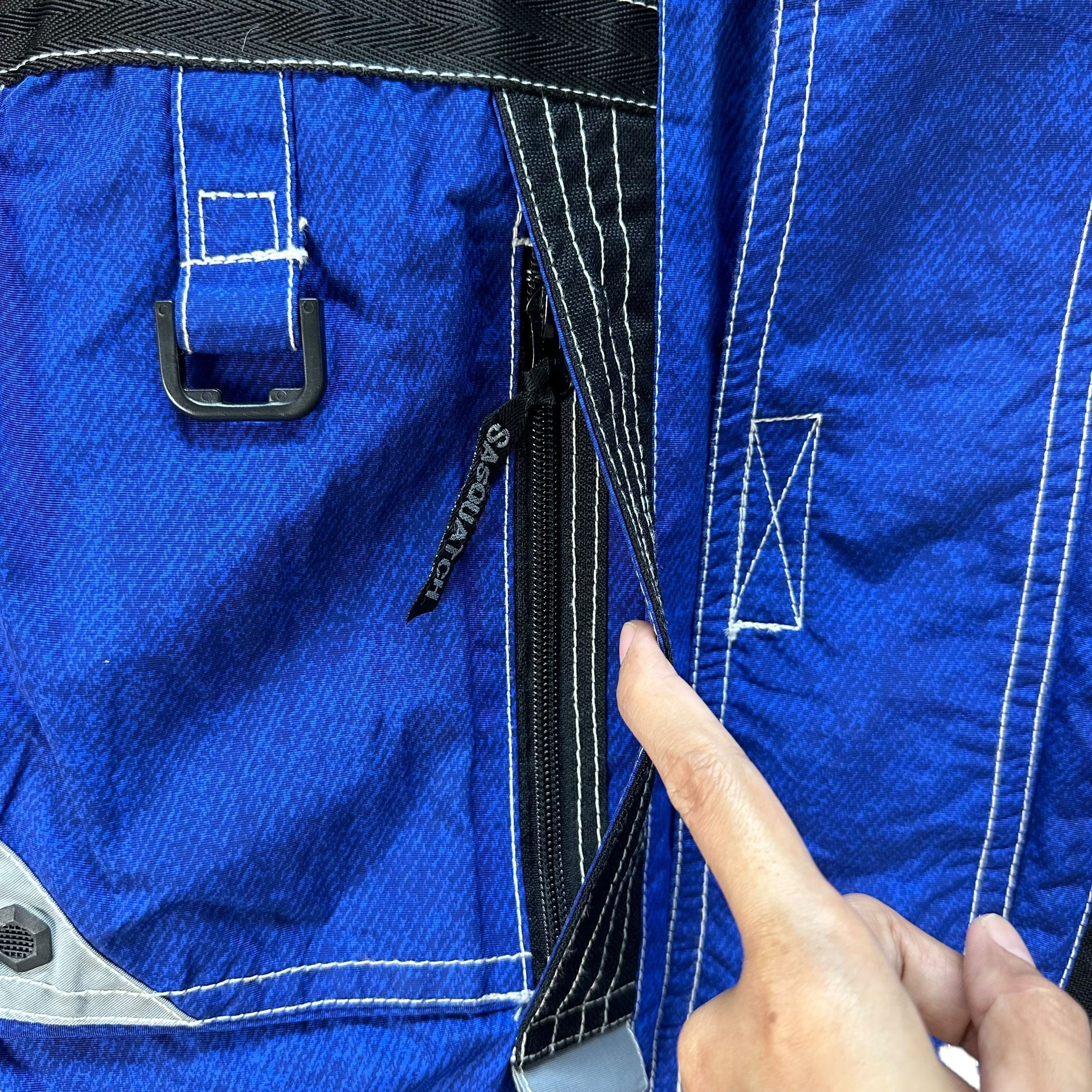 Japanese Brand SASQUATCH Blue Hooded Ski Jacket #A34-0775 Size US L / EU 52-54 / 3 - 7 Thumbnail