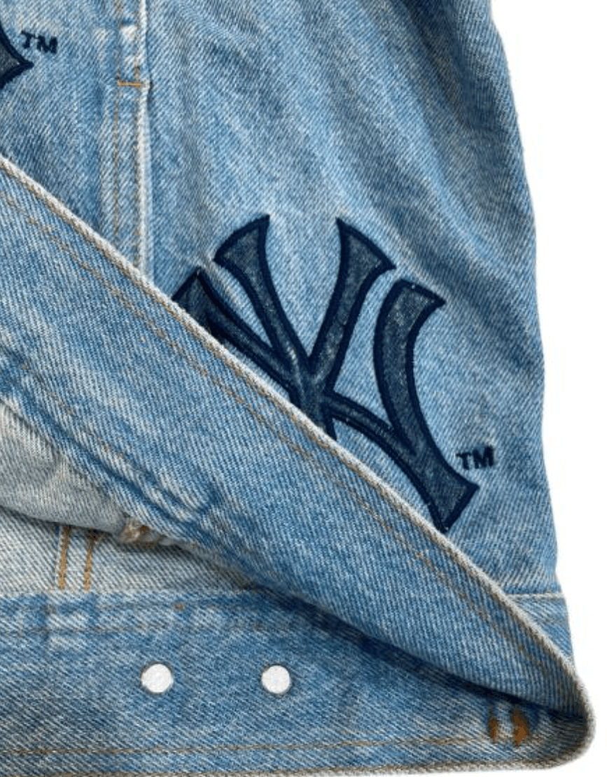 Supreme SUPREME MLB New York Yankees Denim Trucker Jacket Size US M / EU 48-50 / 2 - 6 Thumbnail