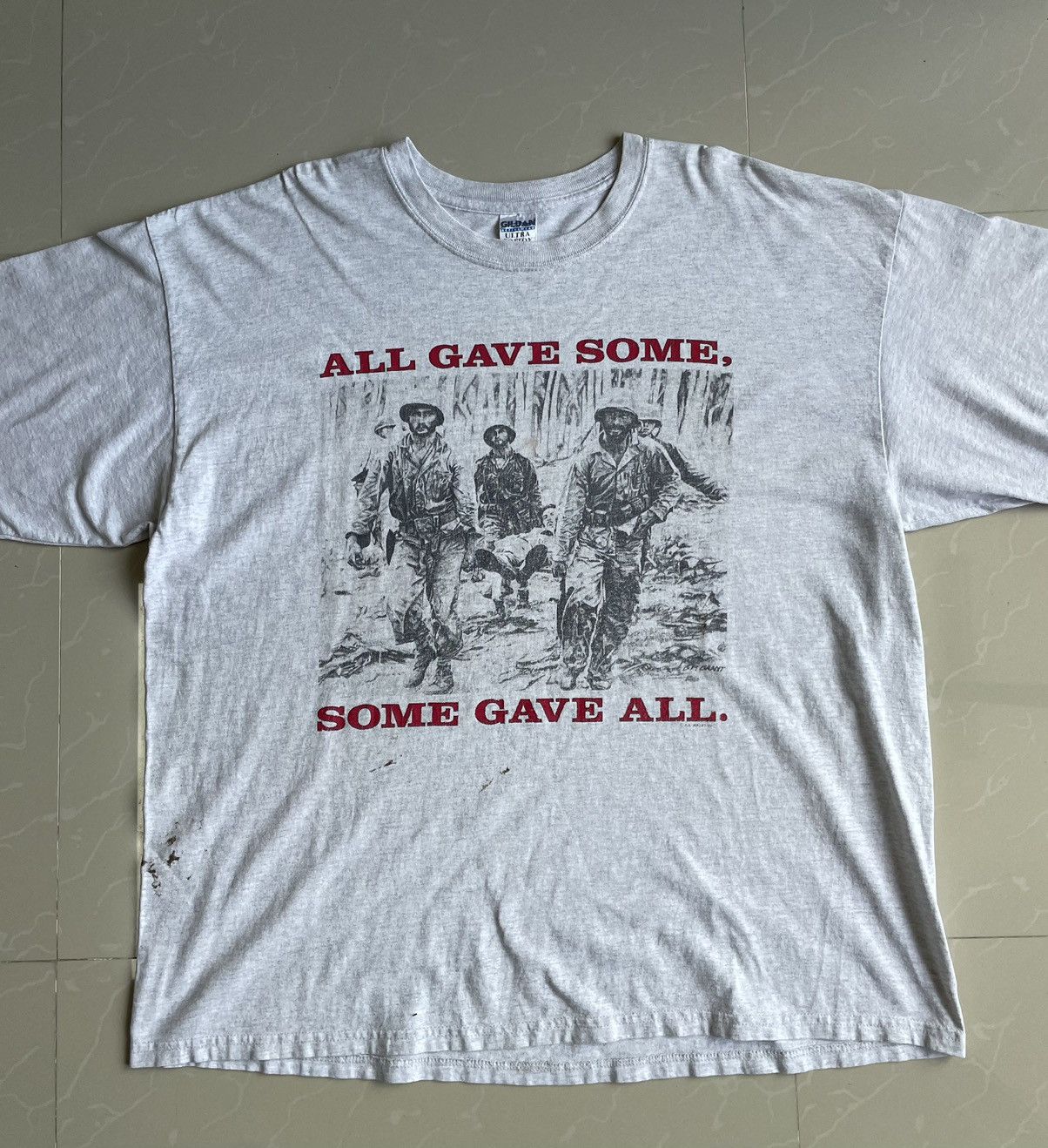 Band Tees × Old Navy Rare World War 2 Tees Size US XXL / EU 58 / 5 - 4 Thumbnail
